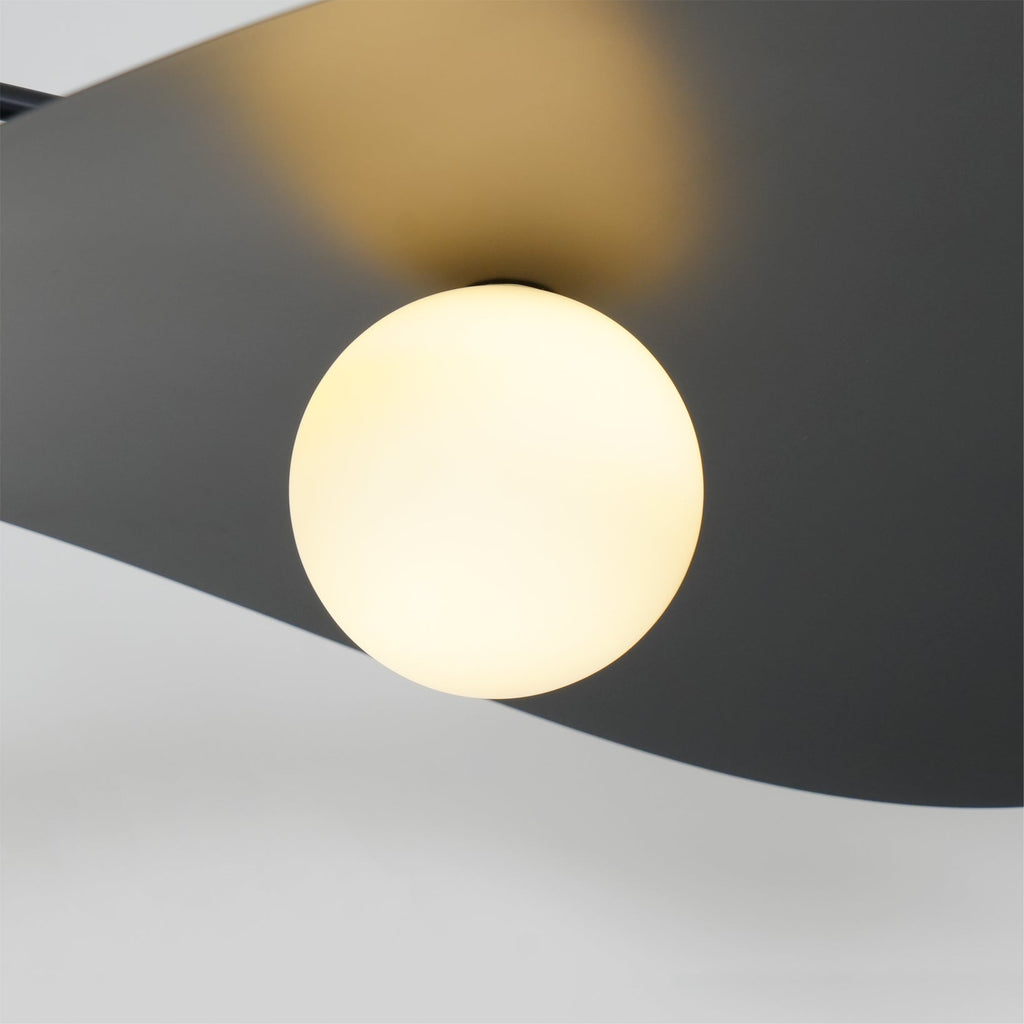 LED Chandelier Light Fixture - Modern Crystal Design for Living Room & Dining Room Lighting