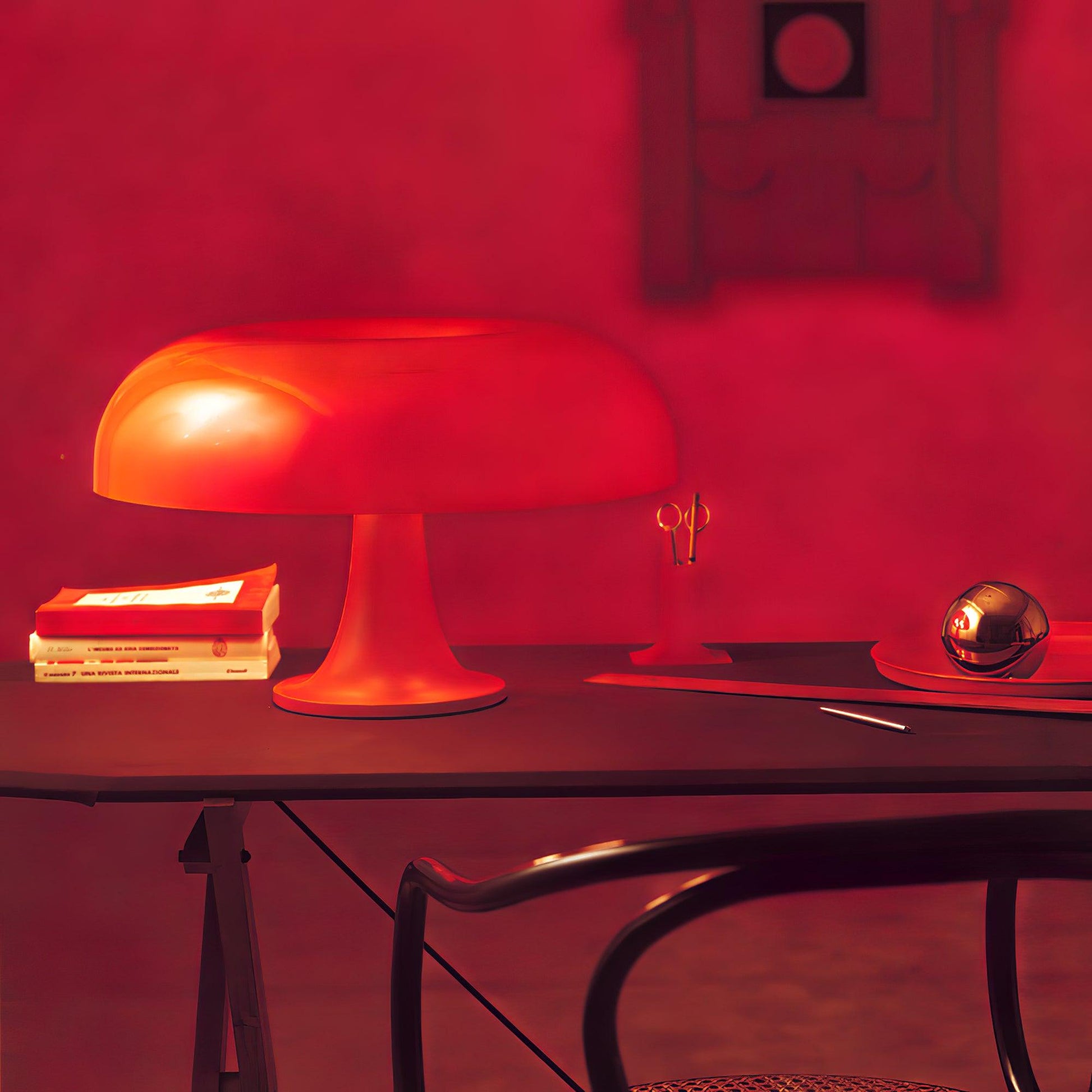 Mushroom Table Lamp | Playful ABS Design with LED Bulb for Home and Office Decor
