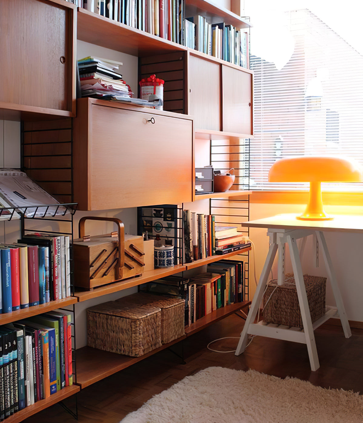 LED Table Lamp with Adjustable Brightness and Modern Design for Home Office & Living Room Use