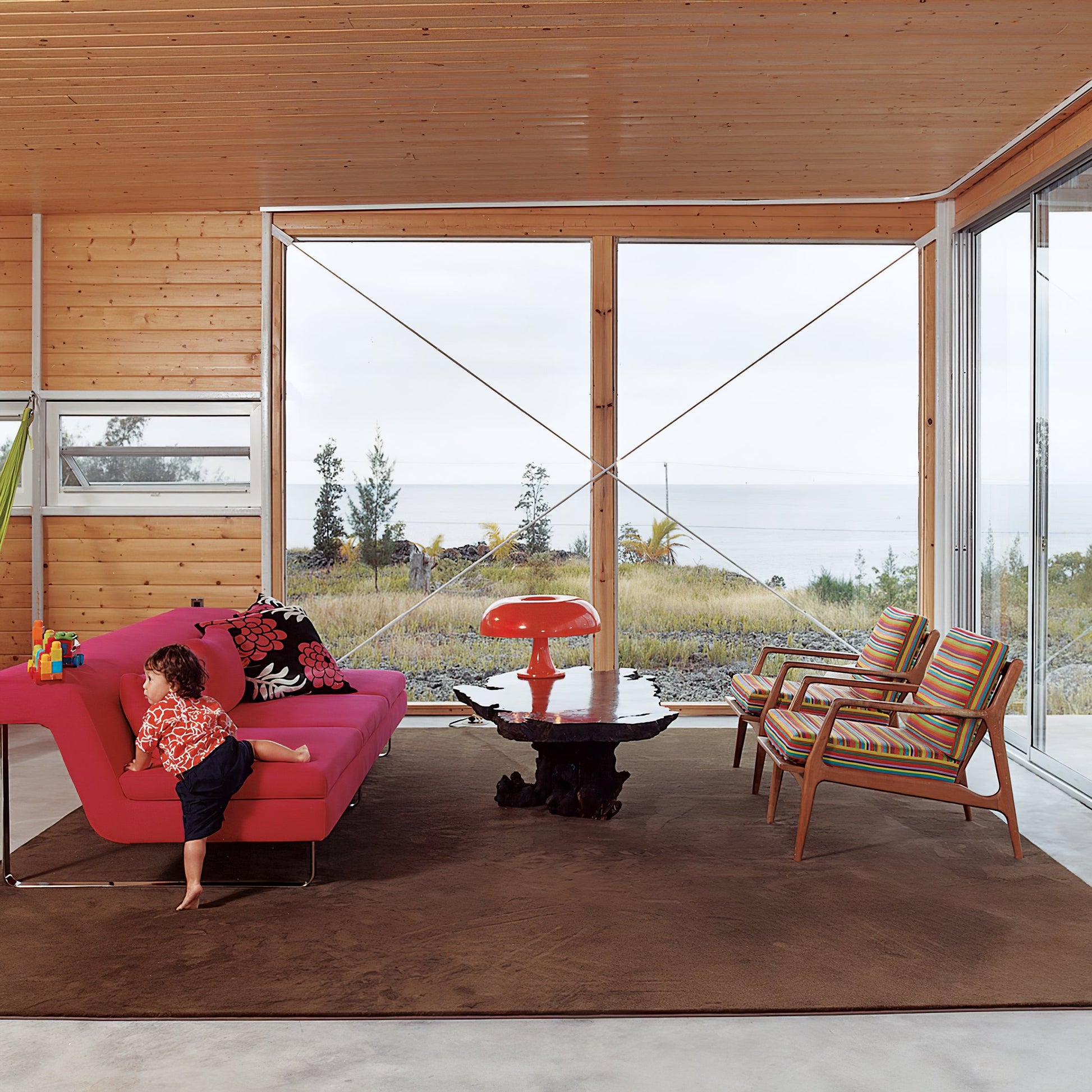 LED Table Lamp with Adjustable Brightness and Modern Design for Home Office & Living Room Use