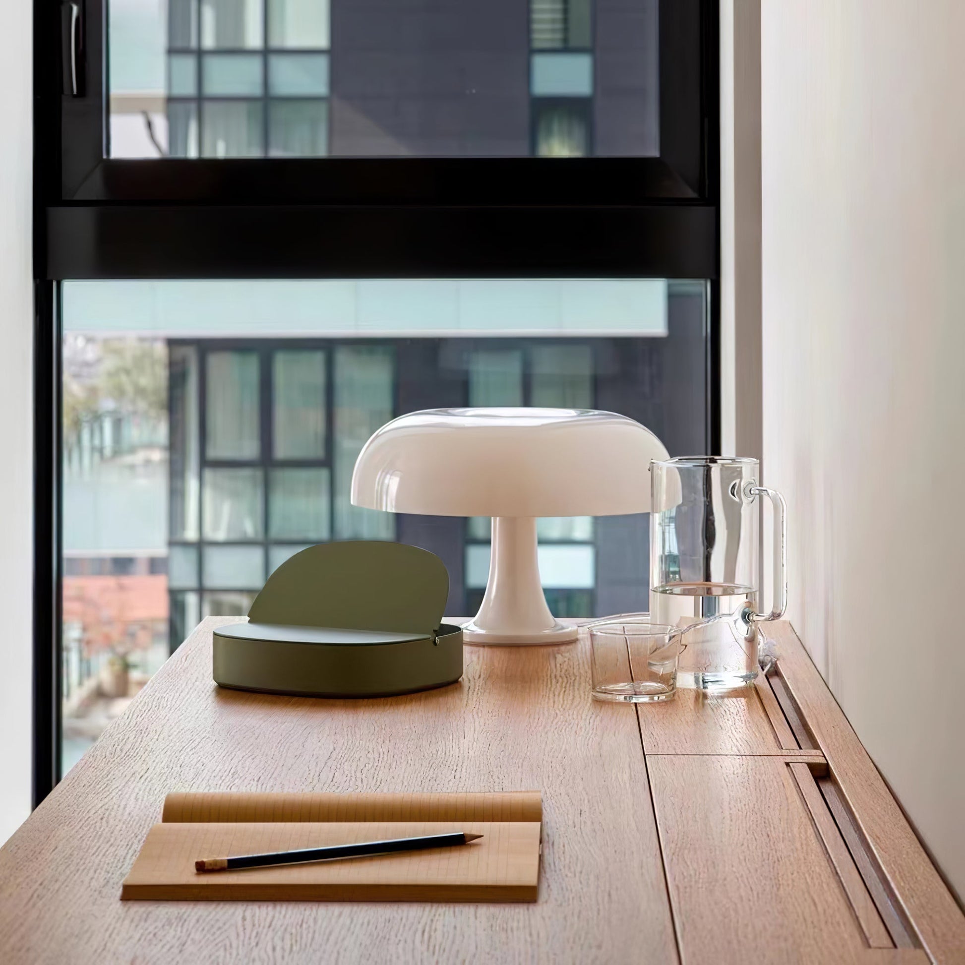 LED Table Lamp with Adjustable Brightness and Modern Design for Home Office & Living Room Use