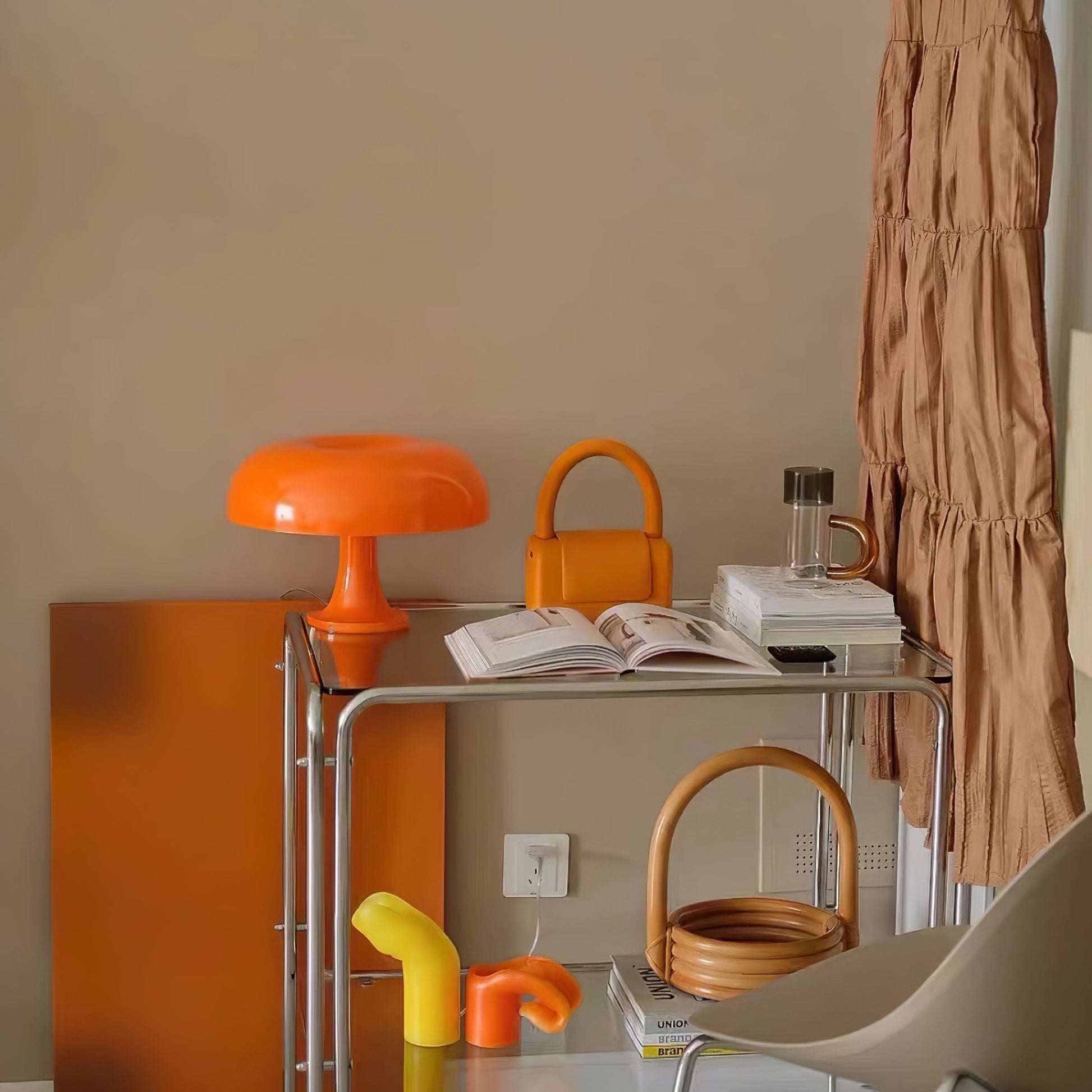 LED Table Lamp with Adjustable Brightness and Modern Design for Home Office & Living Room Use