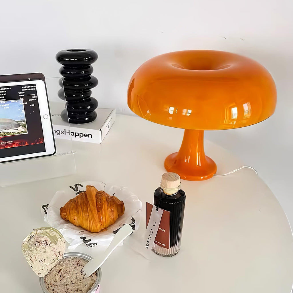 Mushroom Table Lamp | Playful ABS Design with LED Bulb for Home and Office Decor