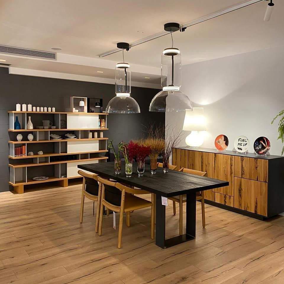 LED Pendant Lamp - Modern Glass Design with Adjustable Height for Dining Room & Living Room Lighting