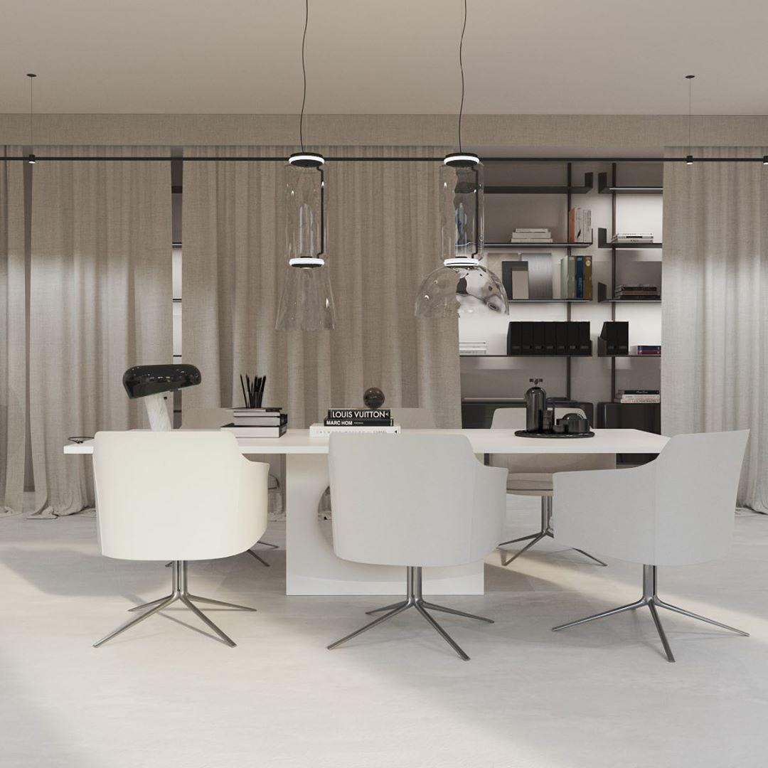 LED Pendant Lamp - Modern Glass Design with Adjustable Height for Dining Room & Living Room Lighting