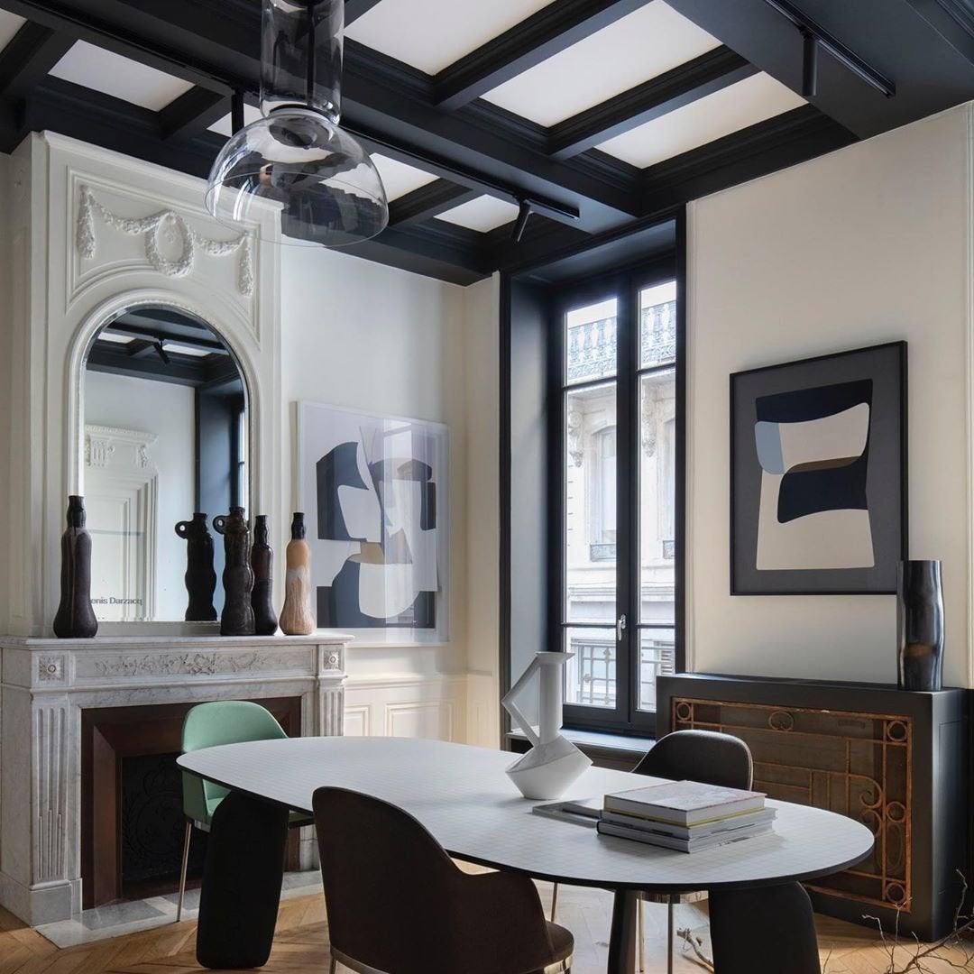 LED Pendant Lamp - Modern Glass Design with Adjustable Height for Dining Room & Living Room Lighting