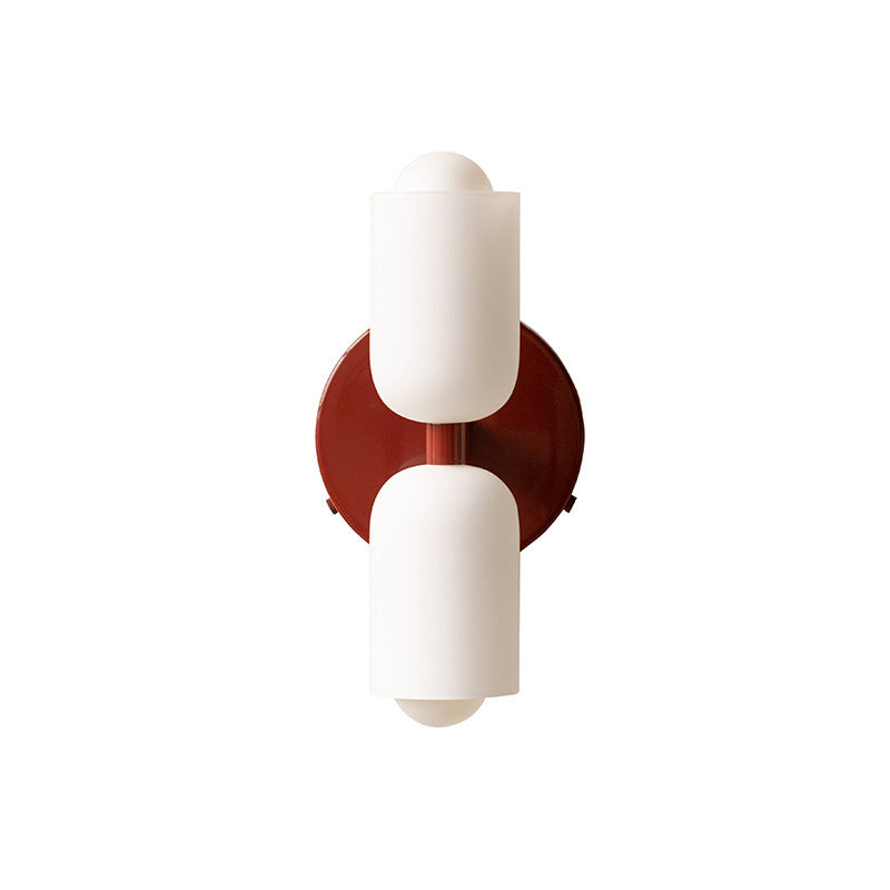 LED Glass Up Down Wall Sconce Light Fixture for Hallway & Living Room Lighting