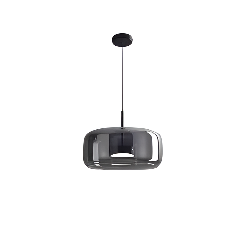 Glass LED Pendant Light with Retro Modern Style for Kitchen Island, Dining Room & Interior Hanging Lighting