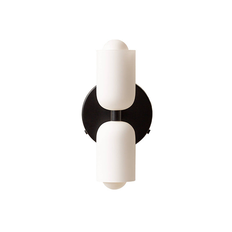 LED Glass Up Down Wall Sconce Light Fixture for Hallway & Living Room Lighting