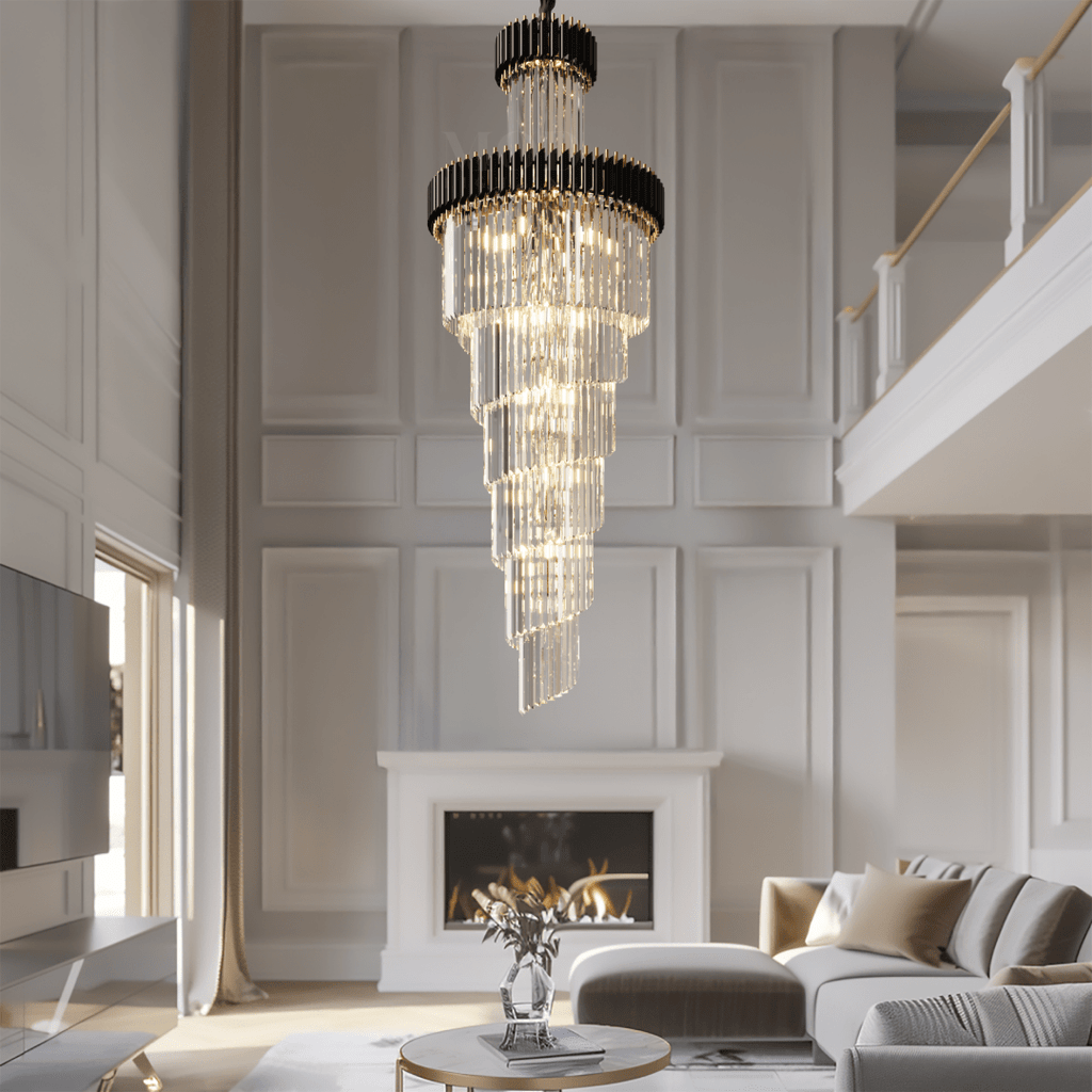 LED Flush Mount Ceiling Light - Modern Onyx Design - Ideal for Dining Room & Low Ceilings