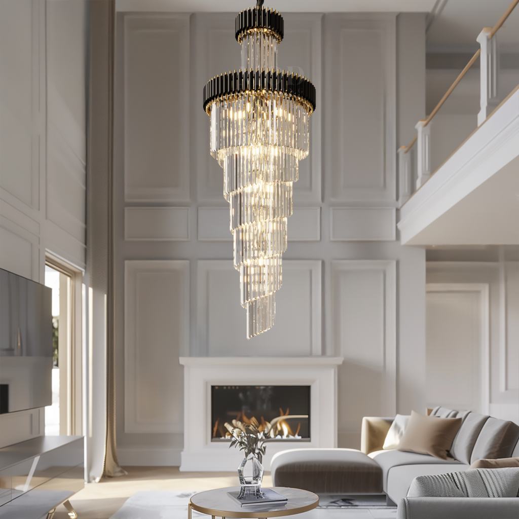 LED Flush Mount Ceiling Light - Modern Onyx Design - Ideal for Dining Room & Low Ceilings