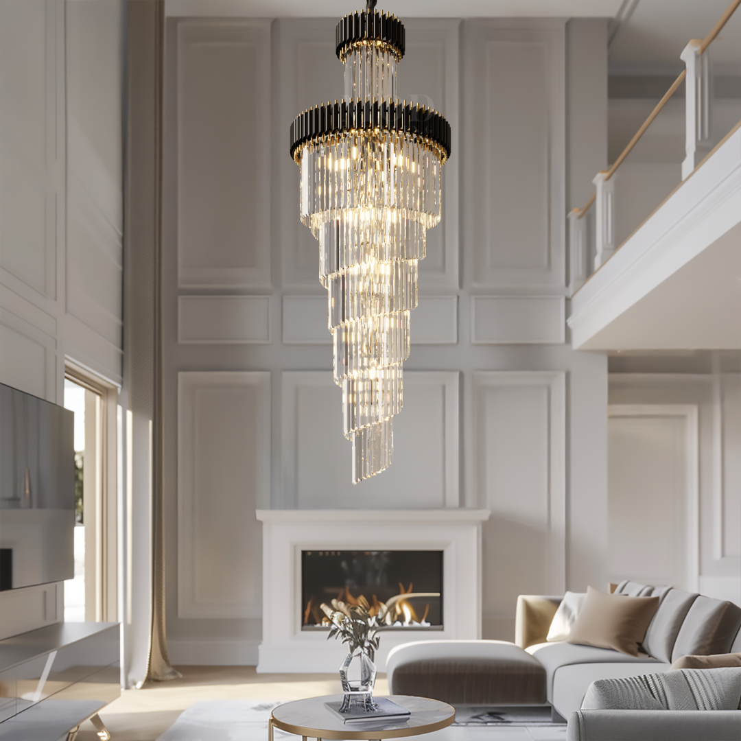 LED Flush Mount Ceiling Light - Modern Onyx Design - Ideal for Dining Room & Low Ceilings