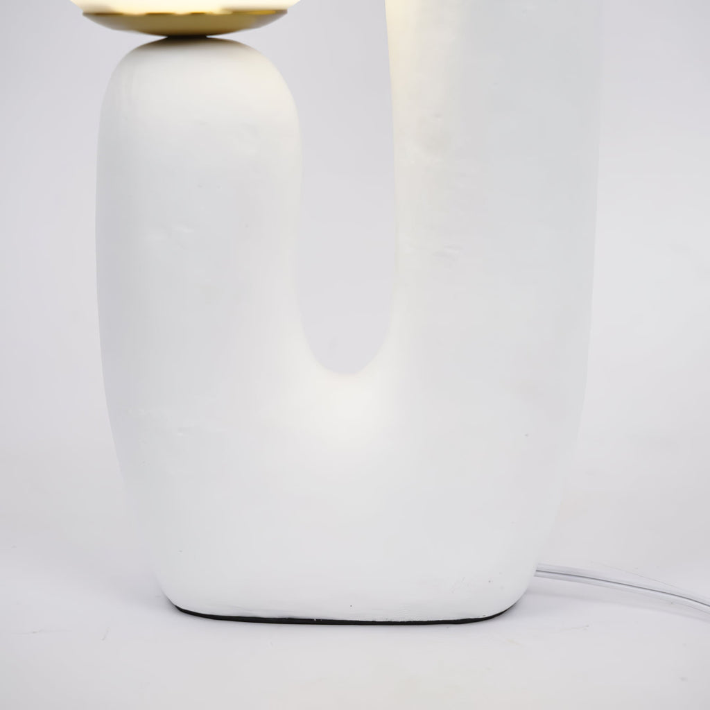 Industrial Rough Table Lamp with Adjustable Height for Living Room & Bedroom Lighting