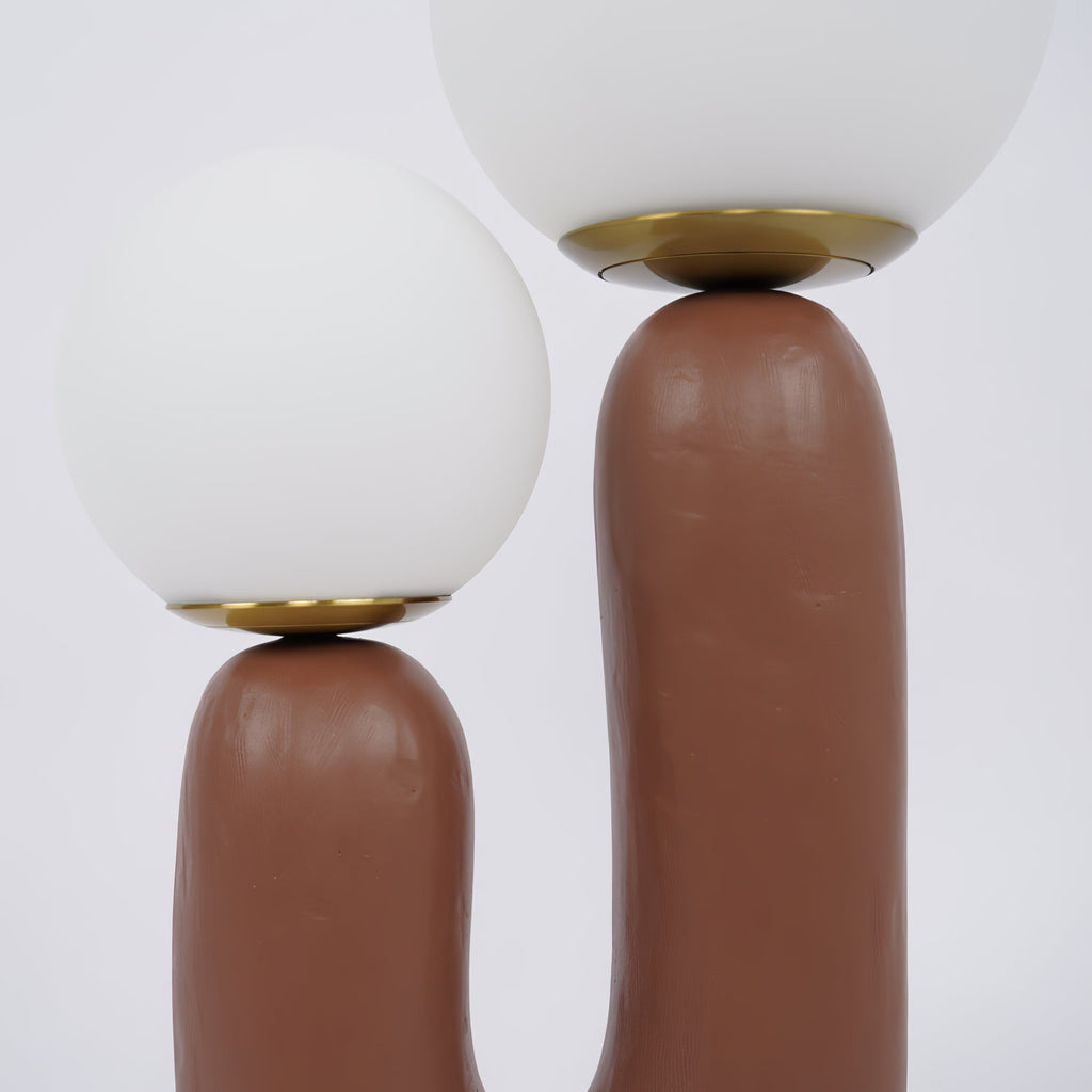 Industrial Rough Table Lamp with Adjustable Height for Living Room & Bedroom Lighting