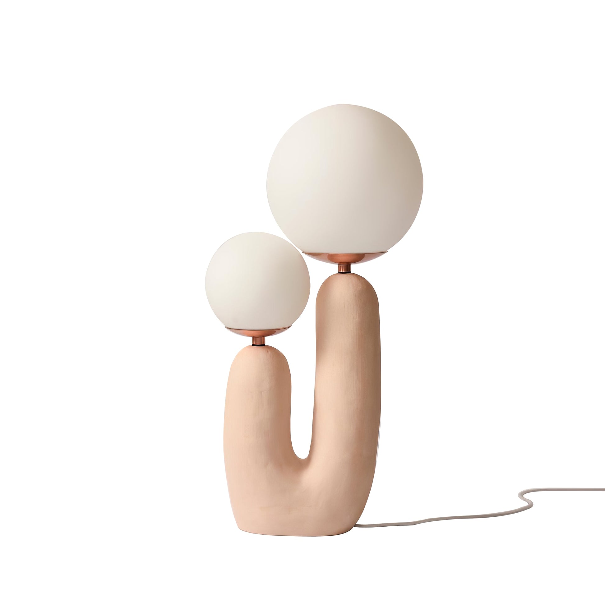 Industrial Rough Table Lamp with Adjustable Height for Living Room & Bedroom Lighting