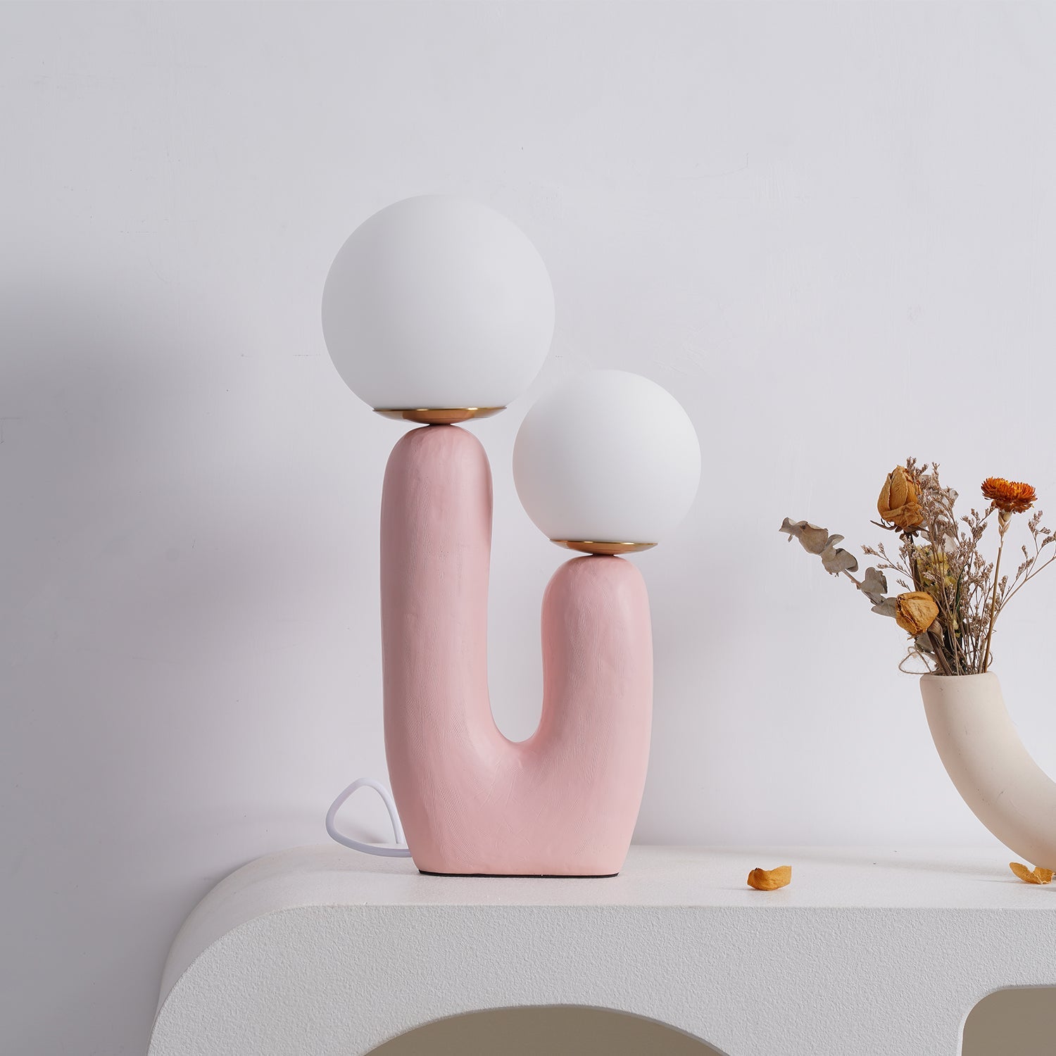 Industrial Rough Table Lamp with Adjustable Height for Living Room & Bedroom Lighting