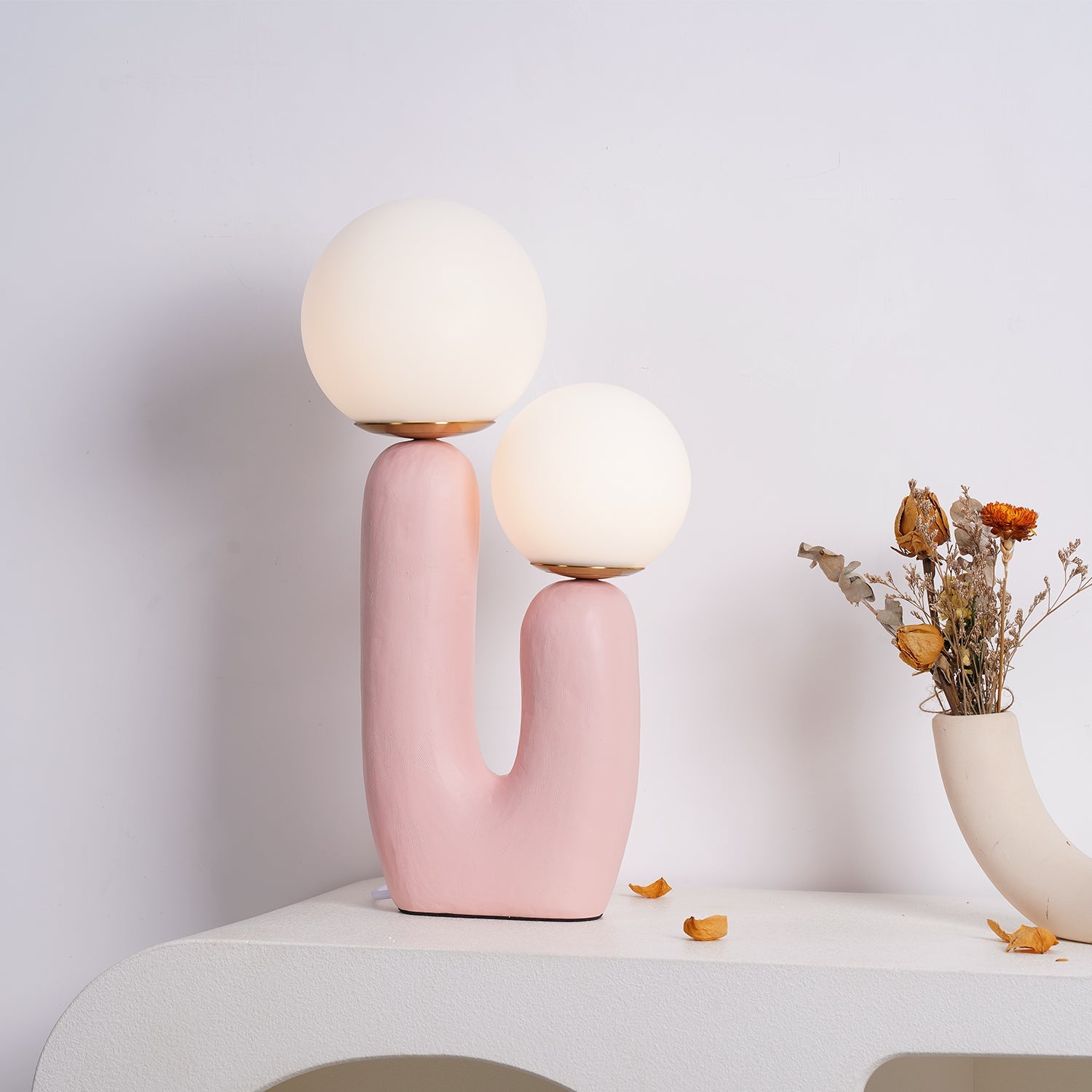 Industrial Rough Table Lamp with Adjustable Height for Living Room & Bedroom Lighting