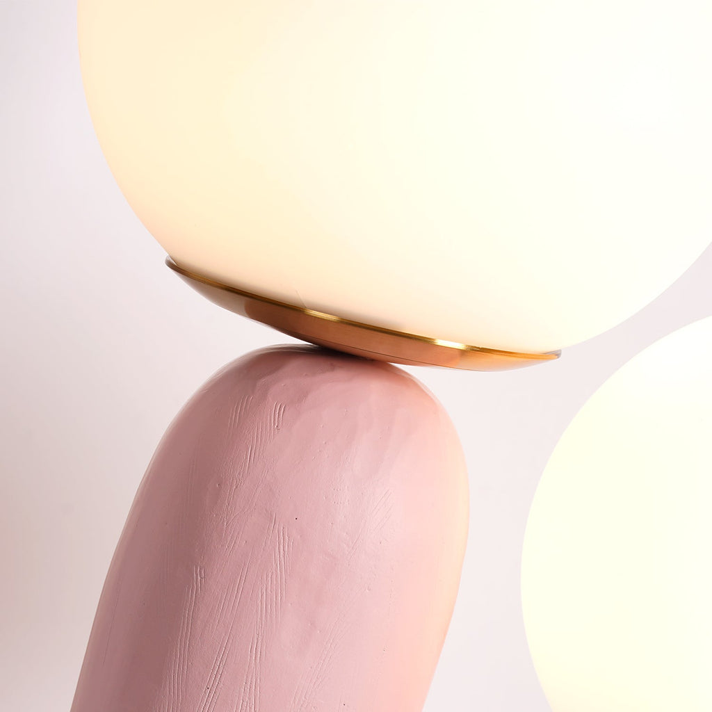 Industrial Rough Table Lamp with Adjustable Height for Living Room & Bedroom Lighting