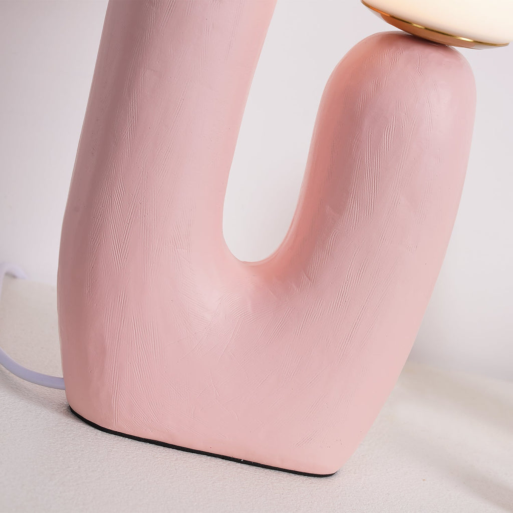 Industrial Rough Table Lamp with Adjustable Height for Living Room & Bedroom Lighting