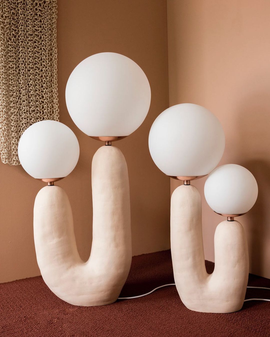 Industrial Rough Table Lamp with Adjustable Height for Living Room & Bedroom Lighting