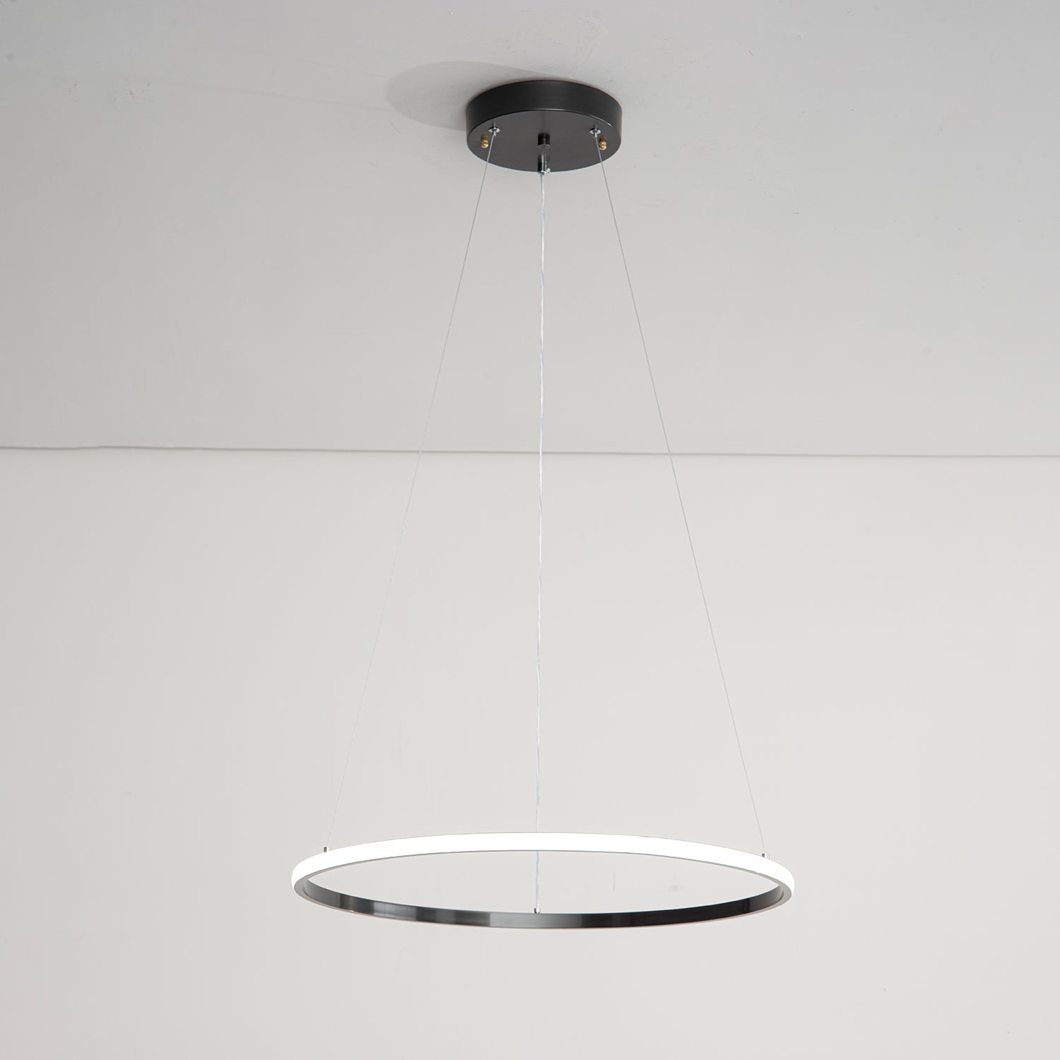 Orrery Rings Chandelier | Integrated LED, Brass Construction & Ideal for Modern Interiors and Luxury Spaces