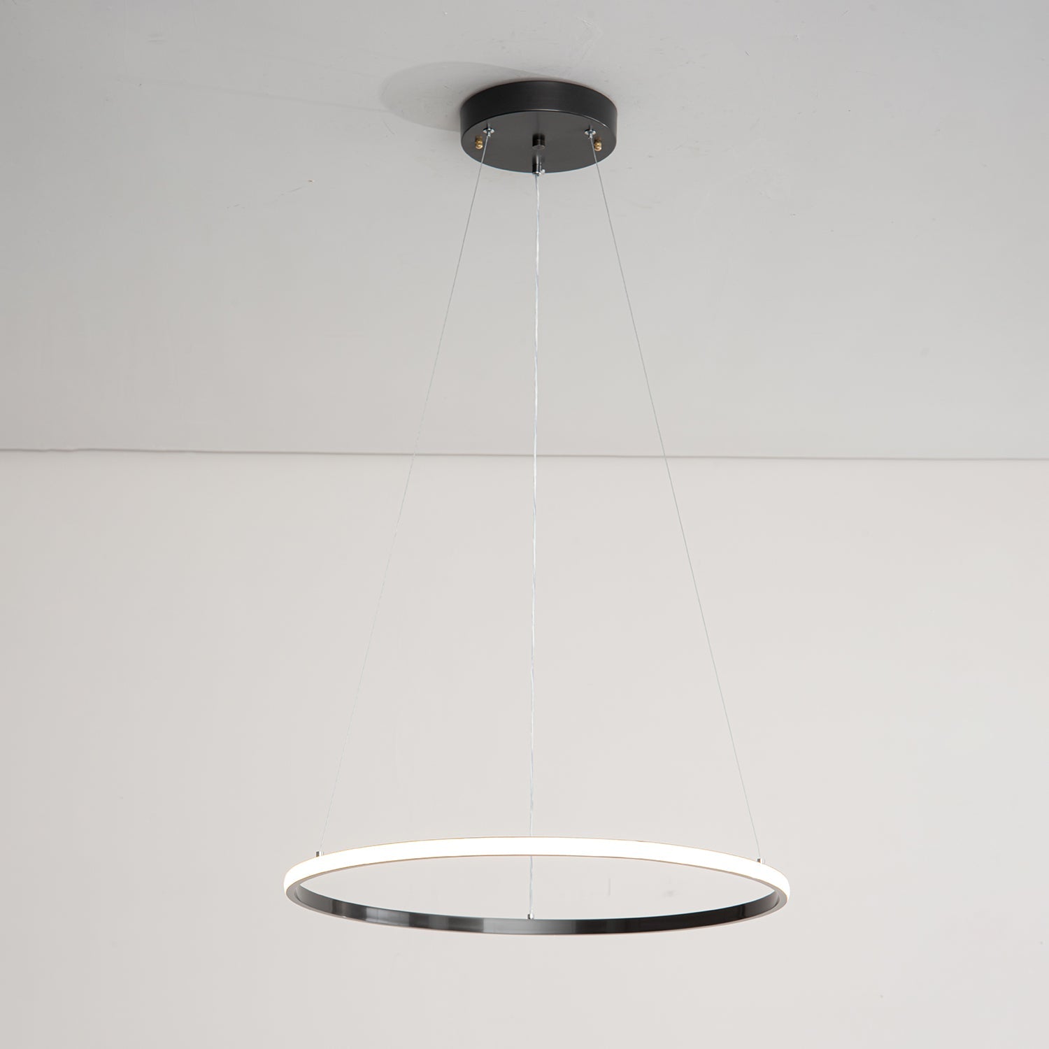Orrery Rings Chandelier | Integrated LED, Brass Construction & Ideal for Modern Interiors and Luxury Spaces