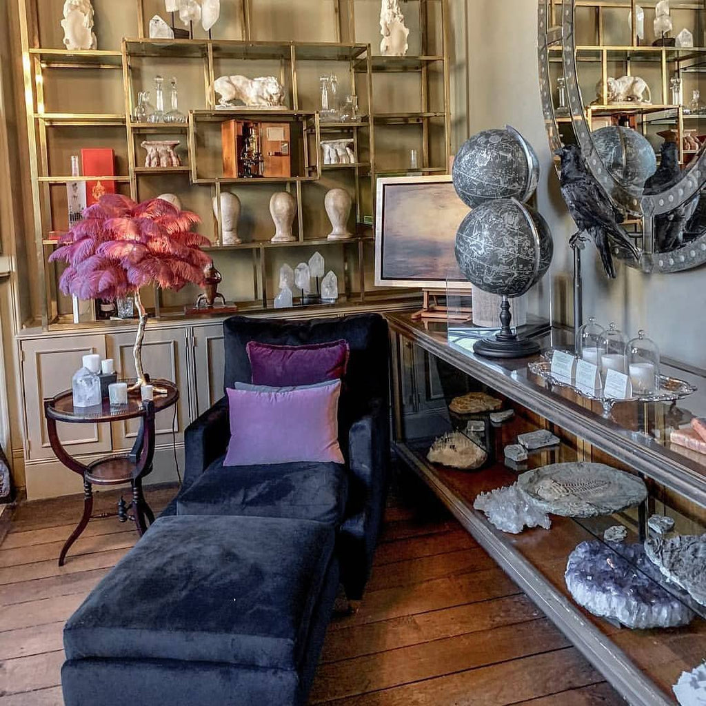 Ostrich Feather Table Lamp with Adjustable Brightness for Living Room & Bedroom Decor