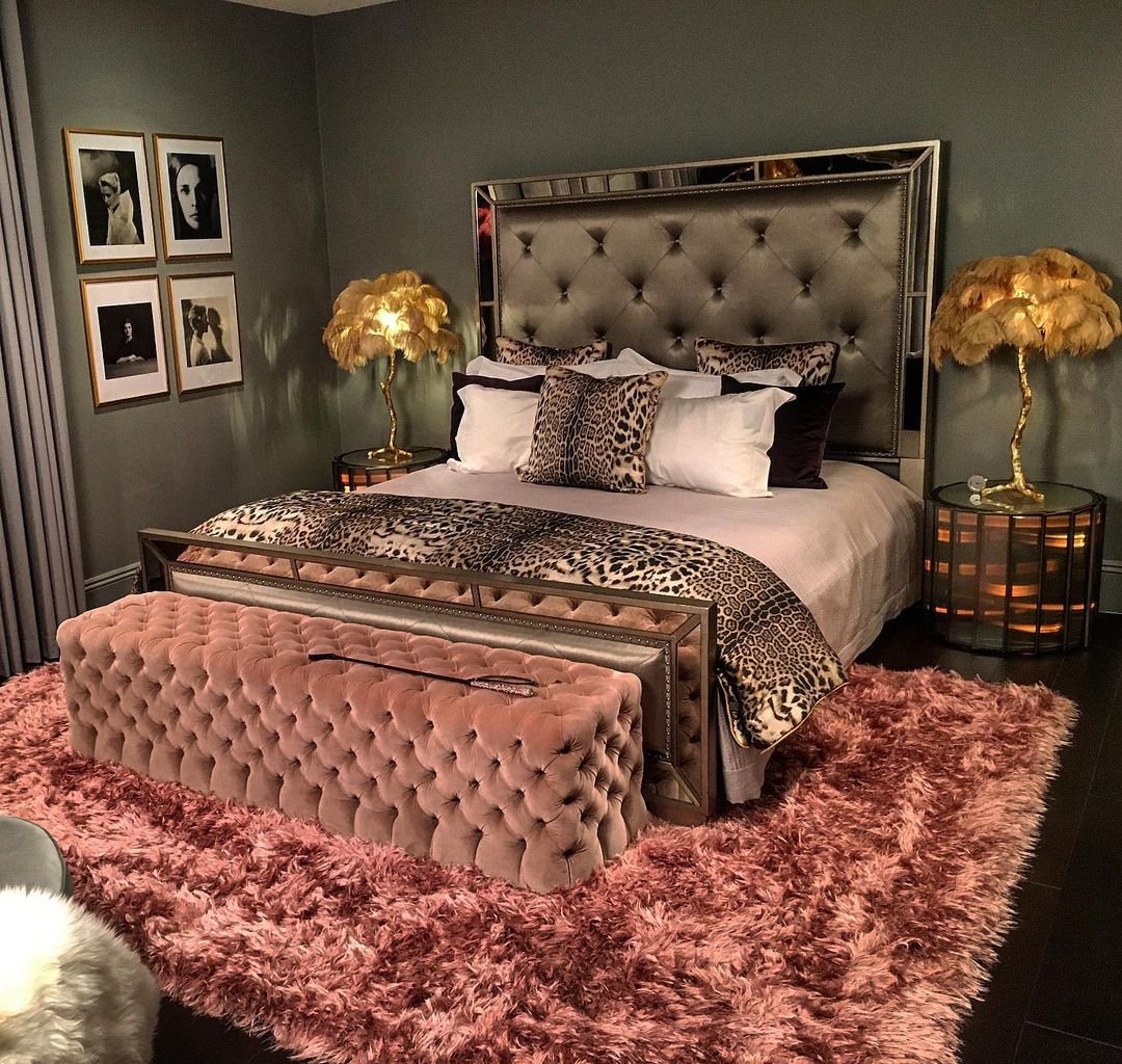 Ostrich Feather Table Lamp with Adjustable Brightness for Living Room & Bedroom Decor