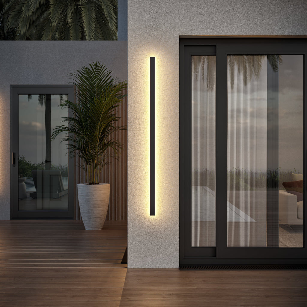 LED Outdoor Linear Lamp - Sleek Waterproof Design for Patios, Decks, and Garden Lighting