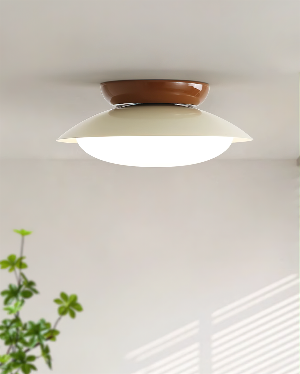LED Ceiling Light Fixture - Modern Round Design - Adjustable Brightness - Ideal for Living Room, Bedroom & Kitchen Lighting
