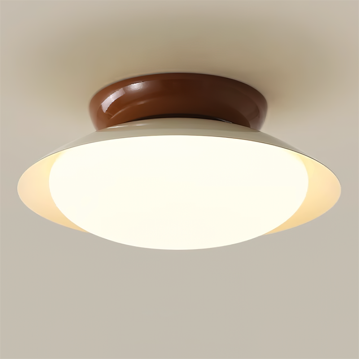 LED Ceiling Light Fixture - Modern Round Design - Adjustable Brightness - Ideal for Living Room, Bedroom & Kitchen Lighting