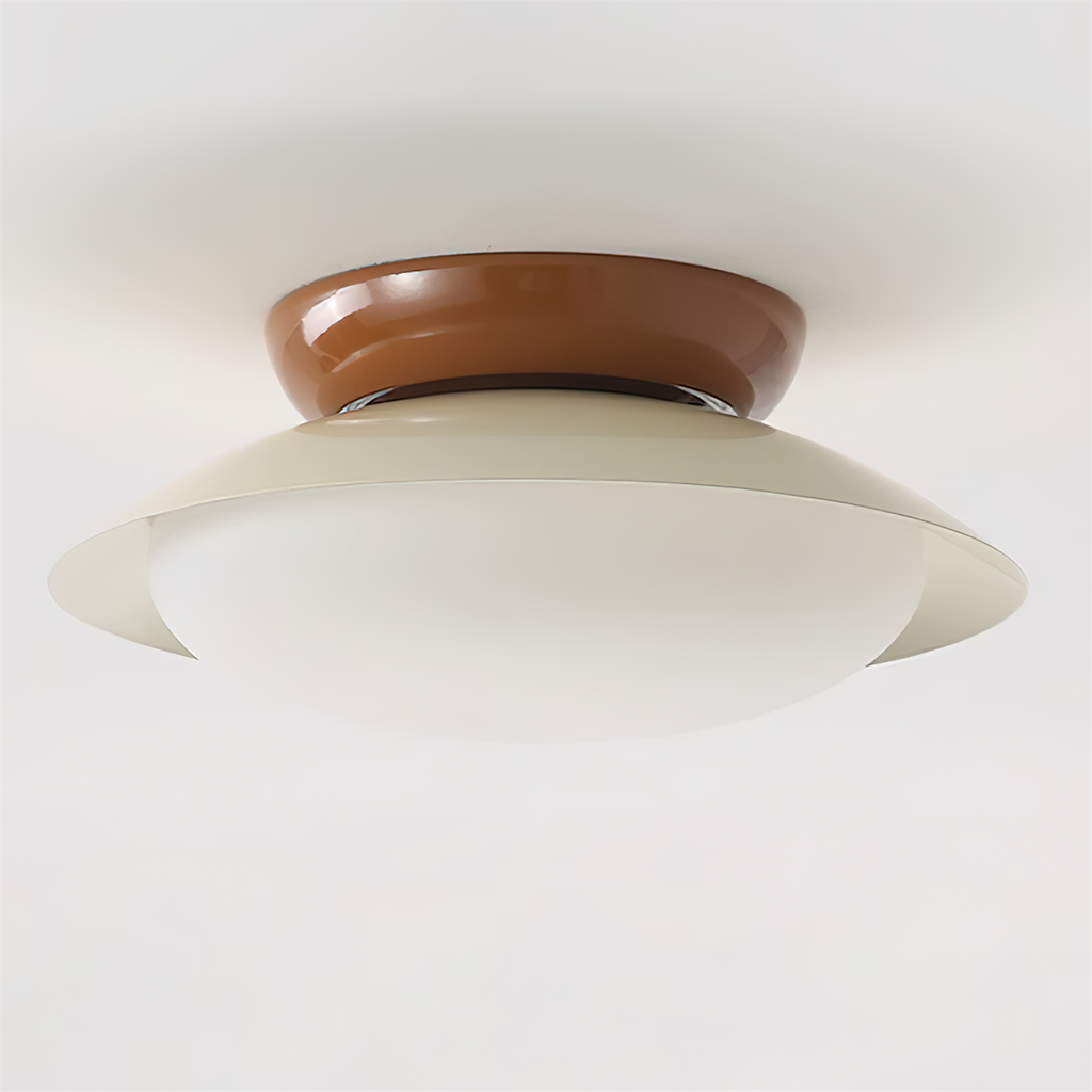 LED Ceiling Light Fixture - Modern Round Design - Adjustable Brightness - Ideal for Living Room, Bedroom & Kitchen Lighting