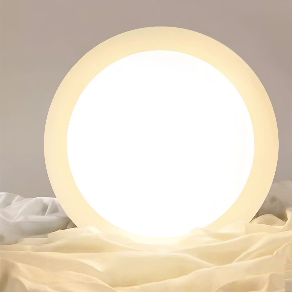 LED Ceiling Light Fixture - Modern Round Design - Adjustable Brightness - Ideal for Living Room, Bedroom & Kitchen Lighting
