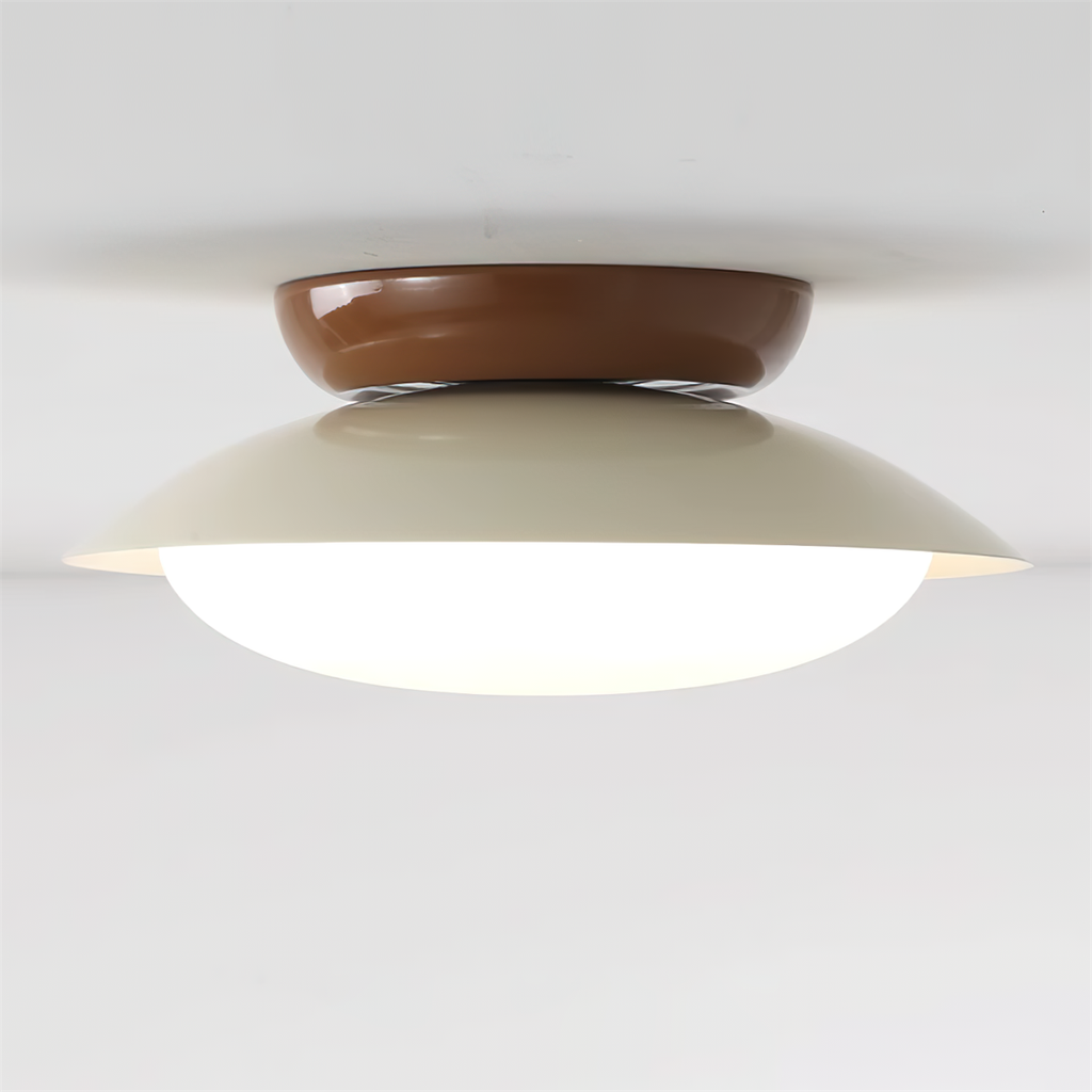 LED Ceiling Light Fixture - Modern Round Design - Adjustable Brightness - Ideal for Living Room, Bedroom & Kitchen Lighting