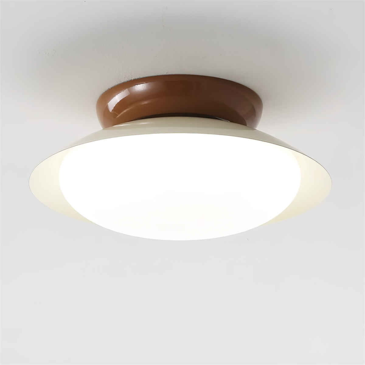 LED Ceiling Light Fixture - Modern Round Design - Adjustable Brightness - Ideal for Living Room, Bedroom & Kitchen Lighting