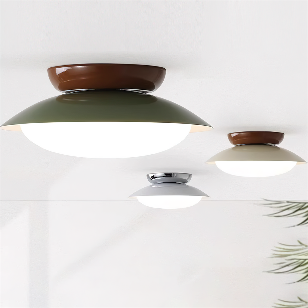 LED Ceiling Light Fixture - Modern Round Design - Adjustable Brightness - Ideal for Living Room, Bedroom & Kitchen Lighting