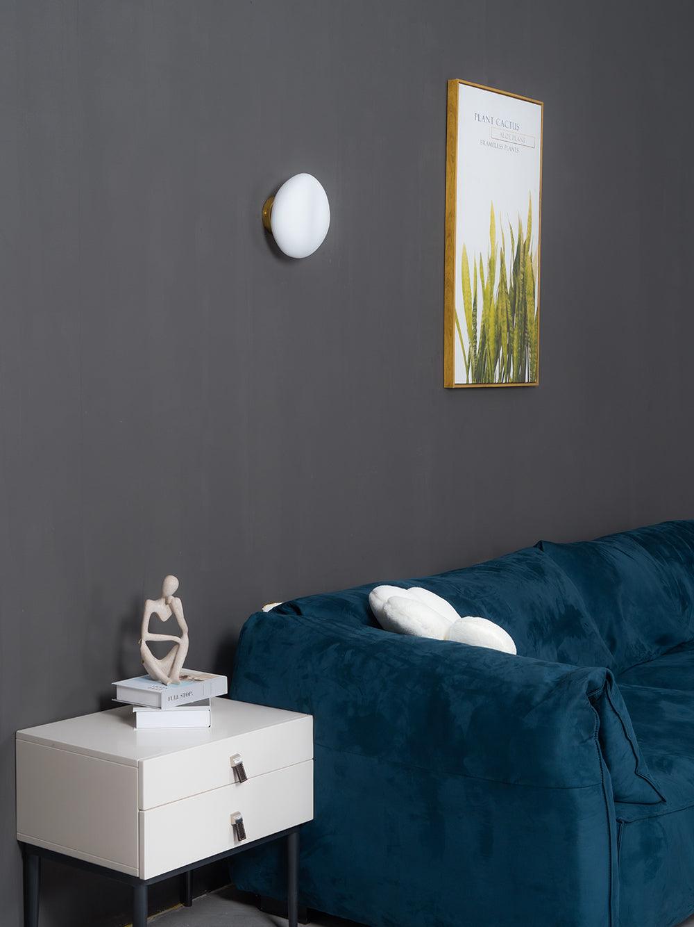 Bubble Glass Wall Lamp | Dimmable, Integrated LED & Versatile for Wall or Ceiling Mounting