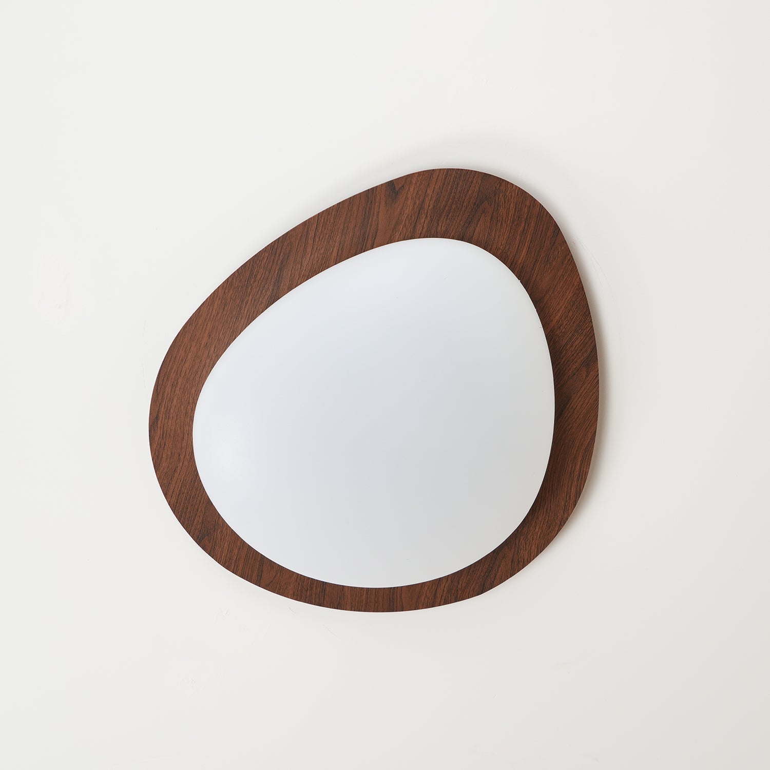 Pebble Ceiling Light | Dimmable, Walnut Wood Grain Design for Indoor Home Decor