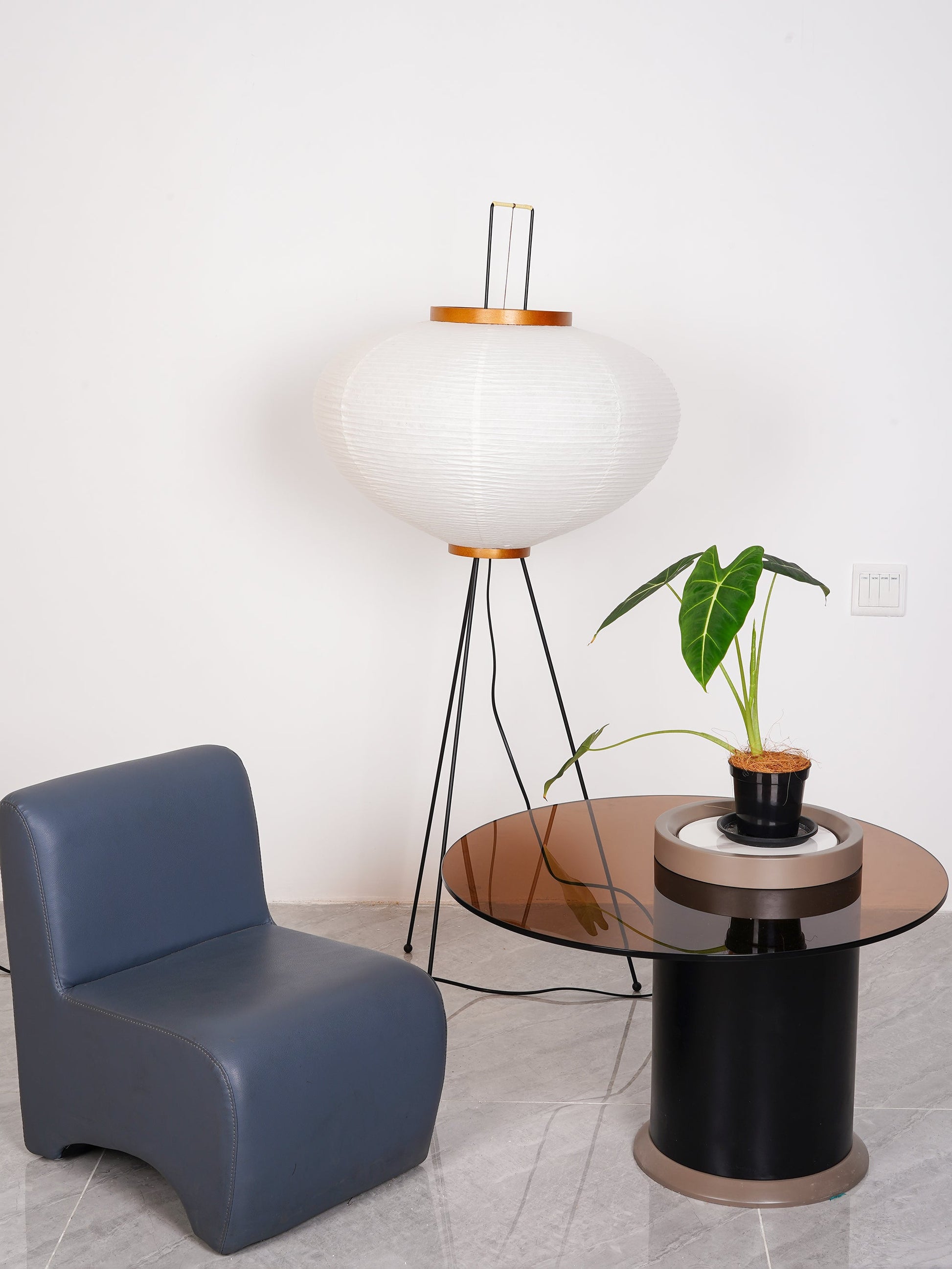 LED Floor Lamp - Modern Adjustable Design with Warm White Light for Living Room & Bedroom Use