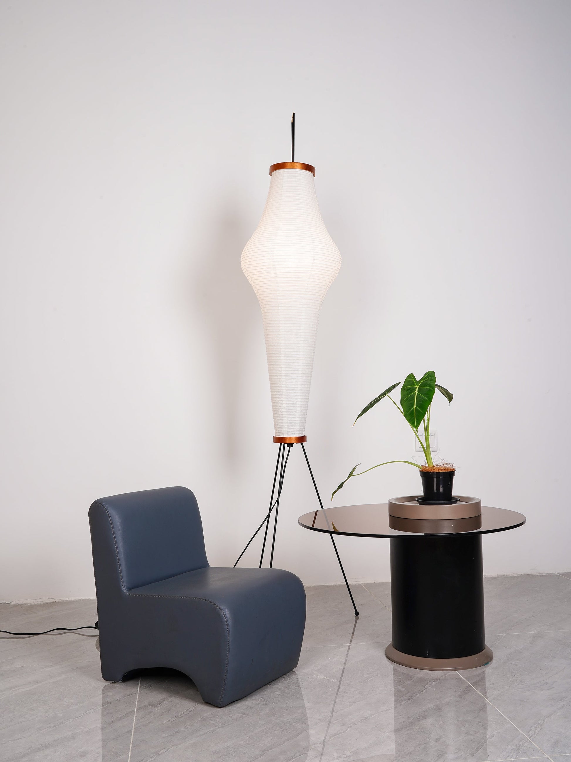 LED Floor Lamp - Modern Adjustable Design with Warm White Light for Living Room & Bedroom Use