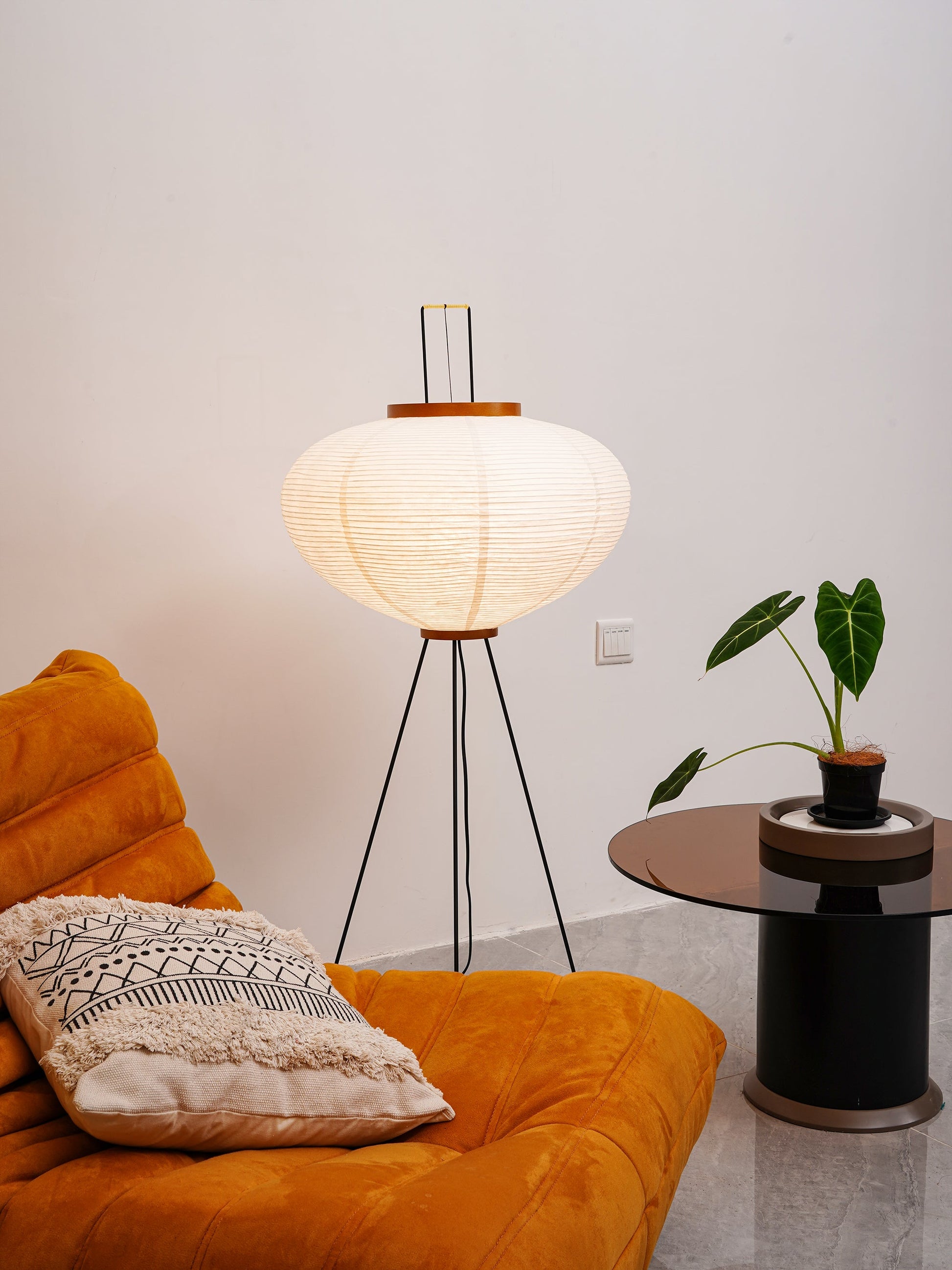 LED Floor Lamp - Modern Adjustable Design with Warm White Light for Living Room & Bedroom Use