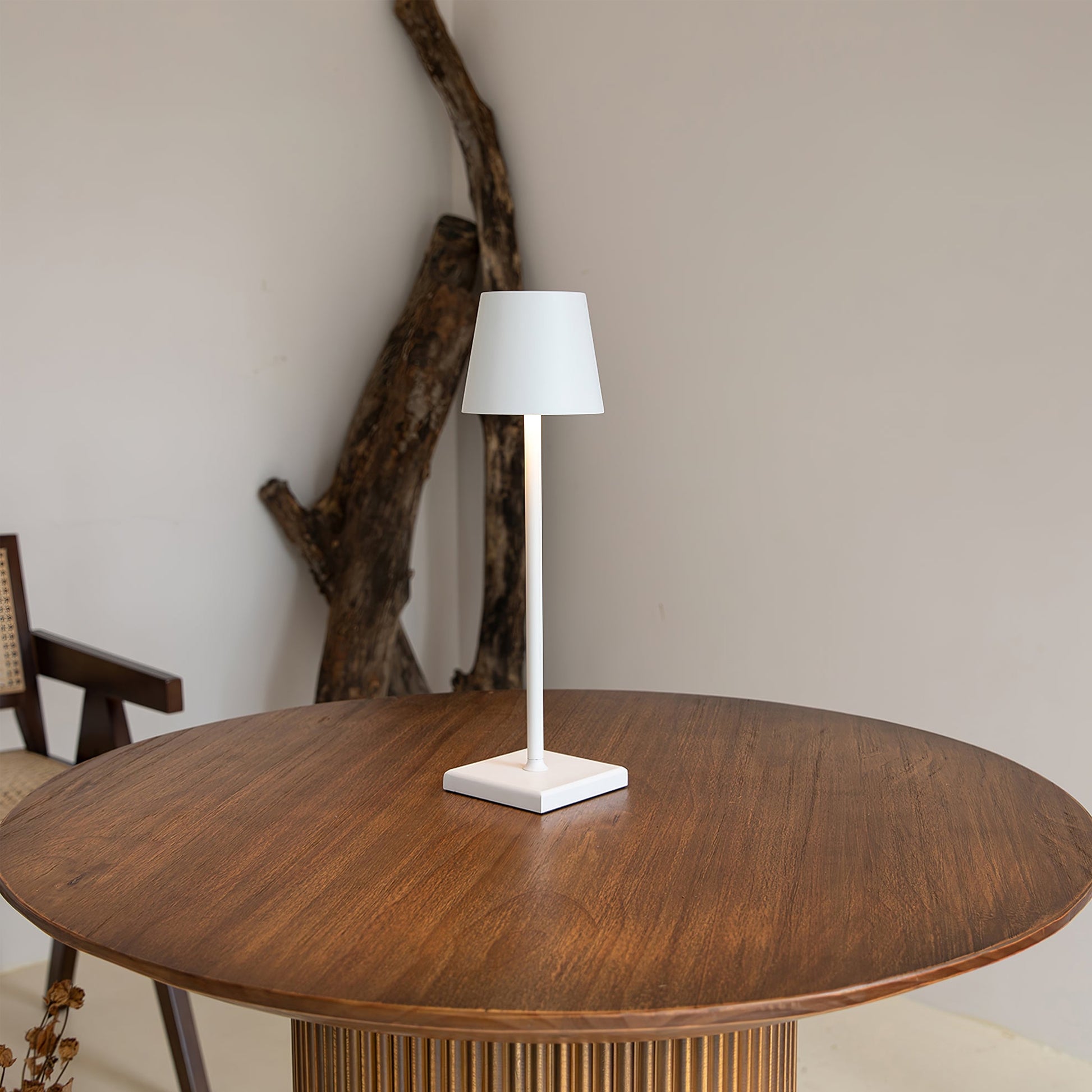 LED Battery-Powered Table Lamp with Built-in Rechargeable Design for Indoor & Outdoor Use