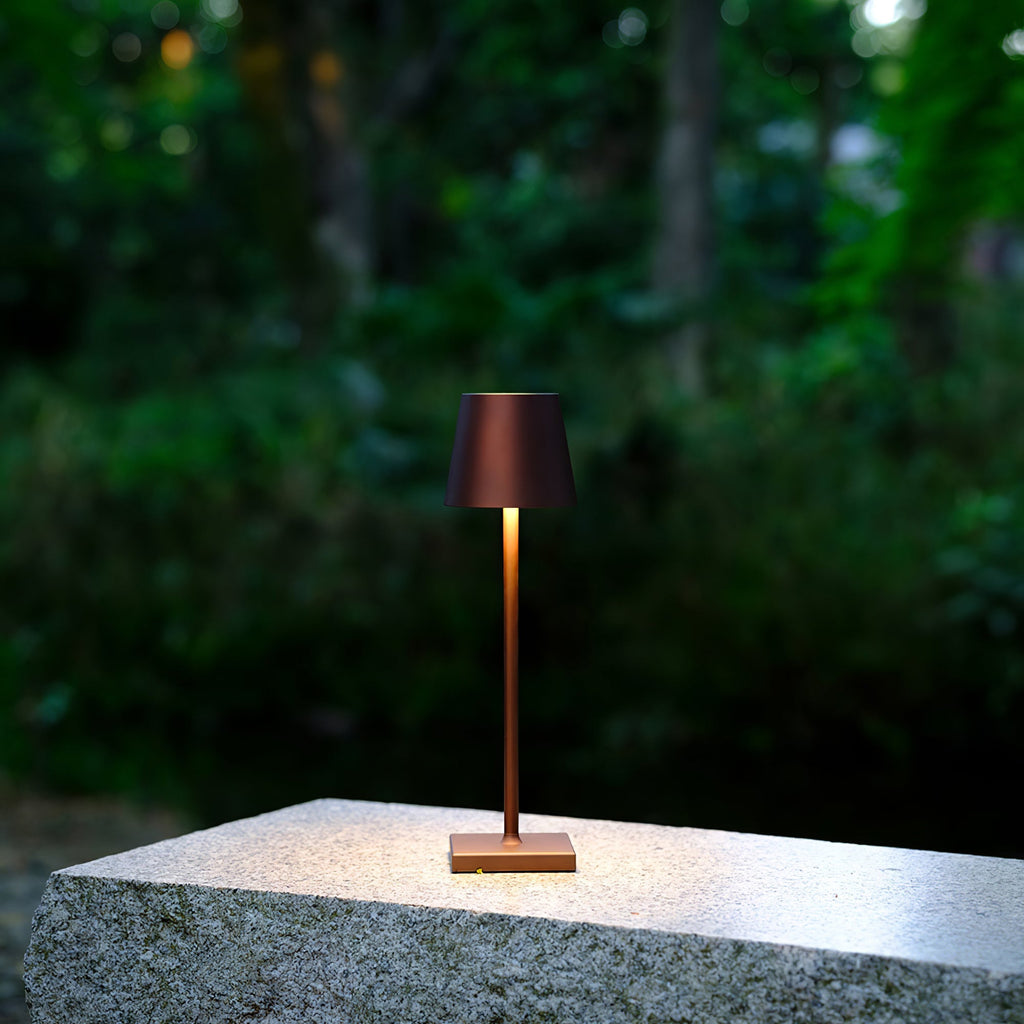 LED Battery-Powered Table Lamp with Built-in Rechargeable Design for Indoor & Outdoor Use