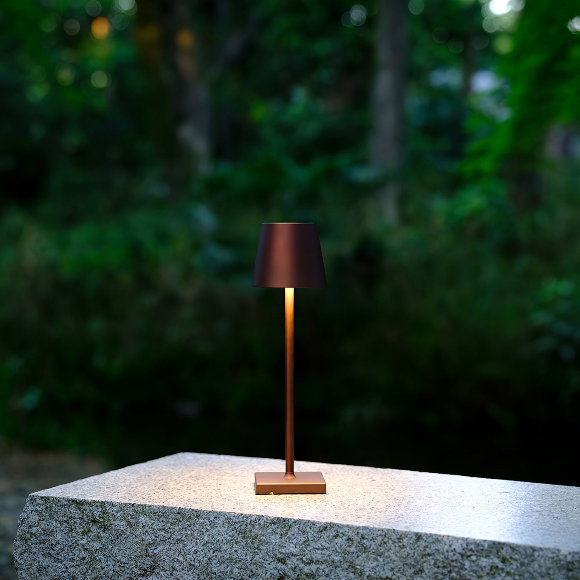 LED Battery-Powered Table Lamp with Built-in Rechargeable Design for Indoor & Outdoor Use