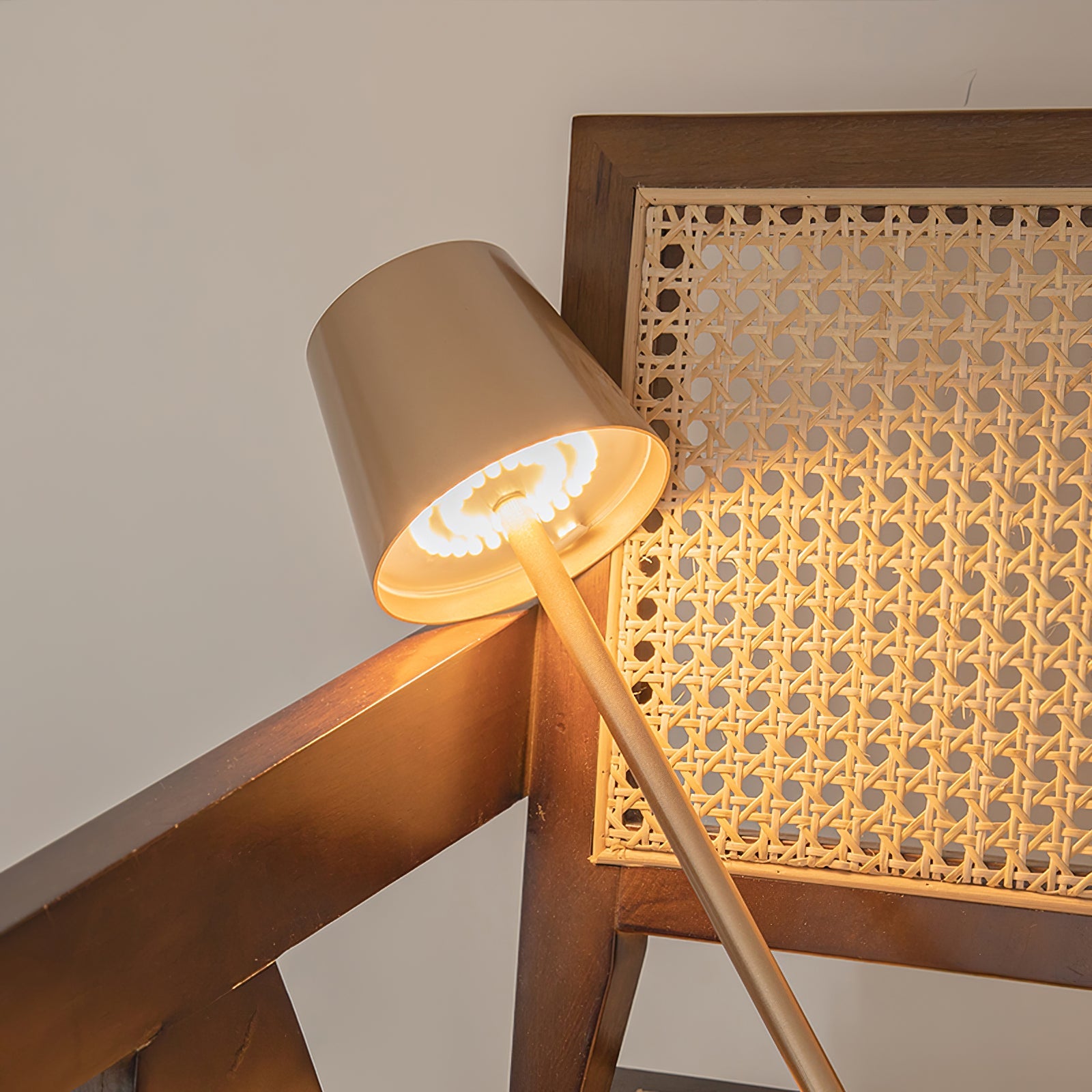 LED Built-in Battery Table Lamp - Portable Wireless Light for Home, Office, and Outdoor Use