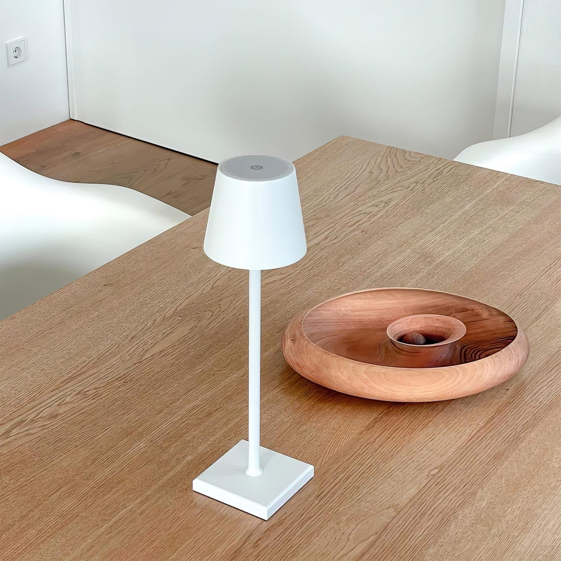 LED Built-in Battery Table Lamp - Portable Wireless Light for Home, Office, and Outdoor Use