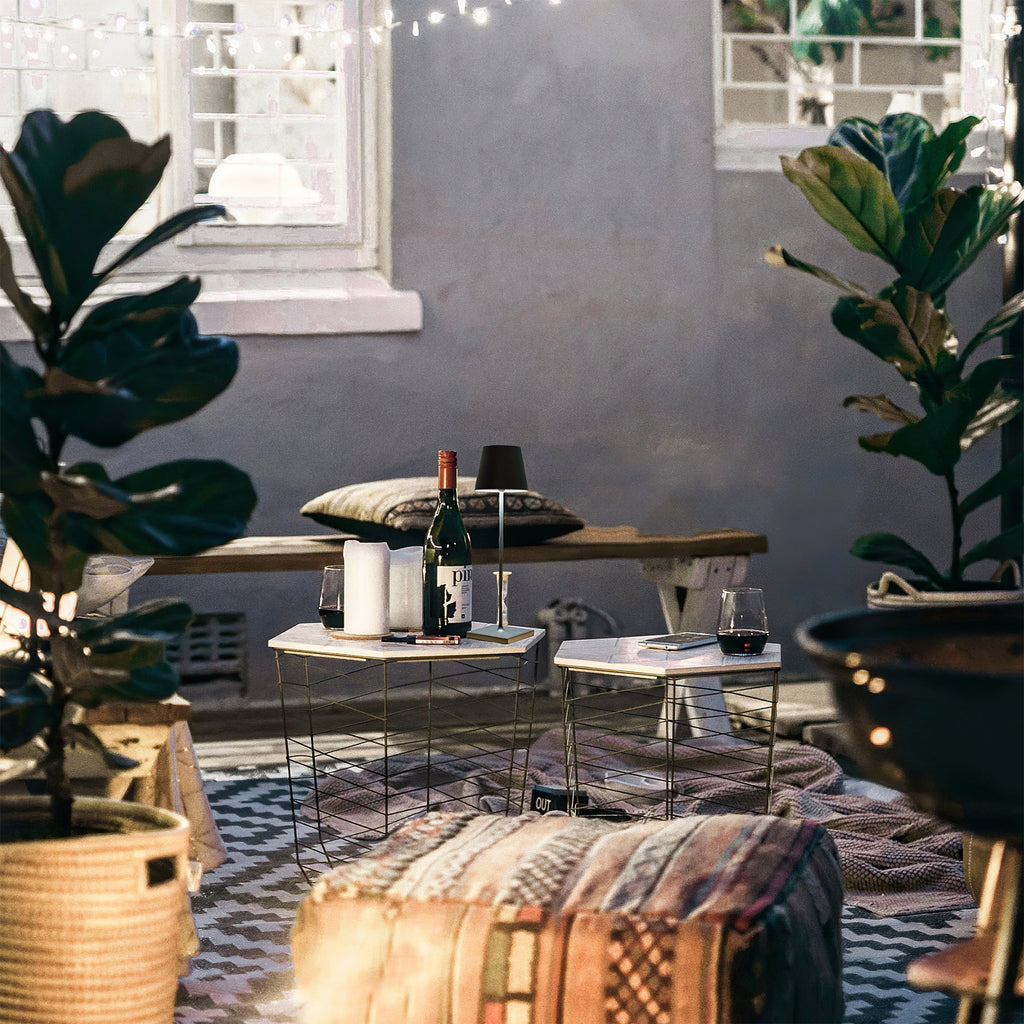 LED Battery-Powered Table Lamp with Built-in Rechargeable Design for Indoor & Outdoor Use