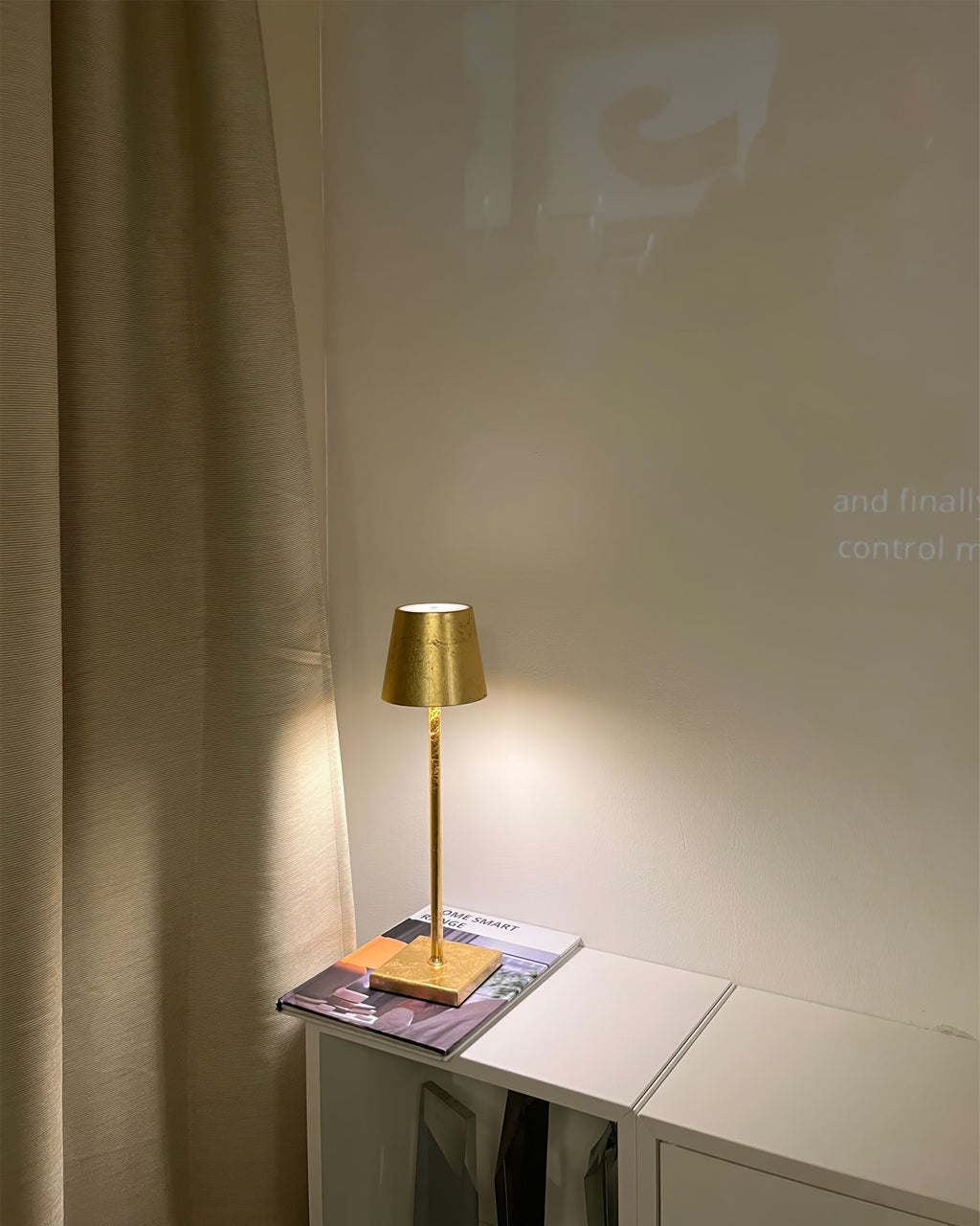 LED Battery-Powered Table Lamp with Built-in Rechargeable Design for Indoor & Outdoor Use