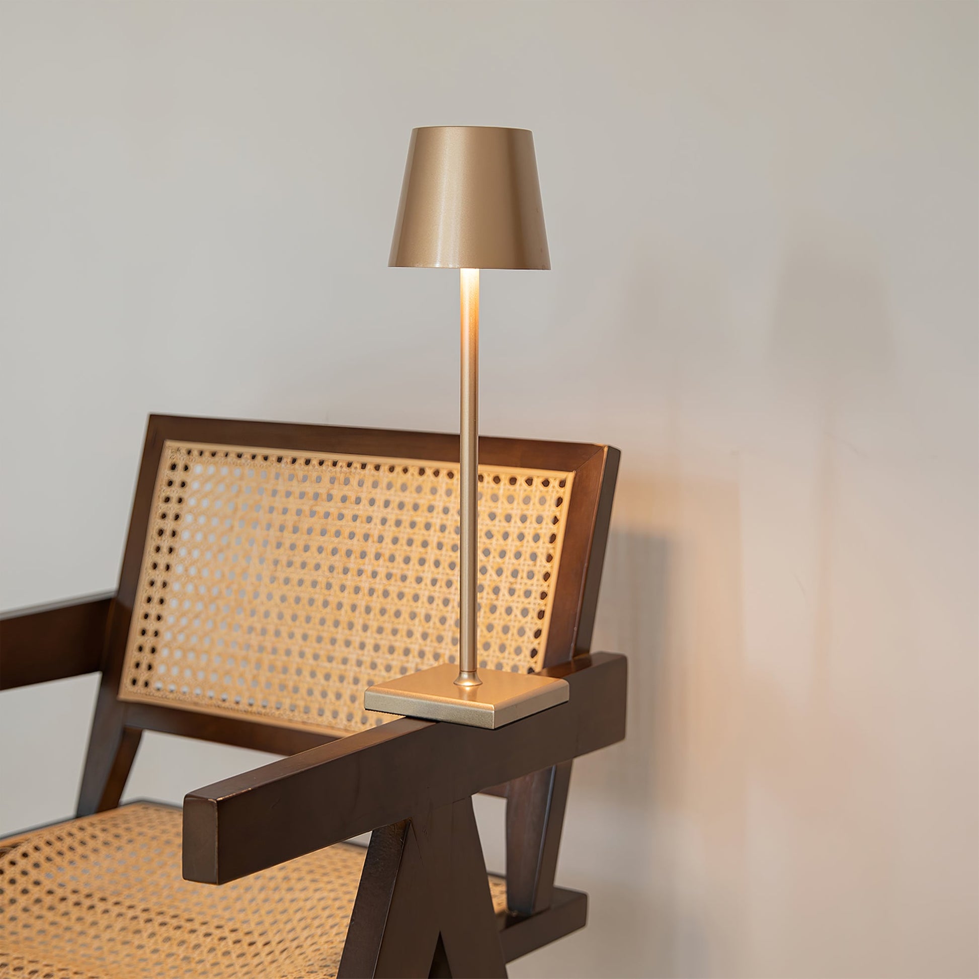 LED Built-in Battery Table Lamp - Portable Wireless Light for Home, Office, and Outdoor Use