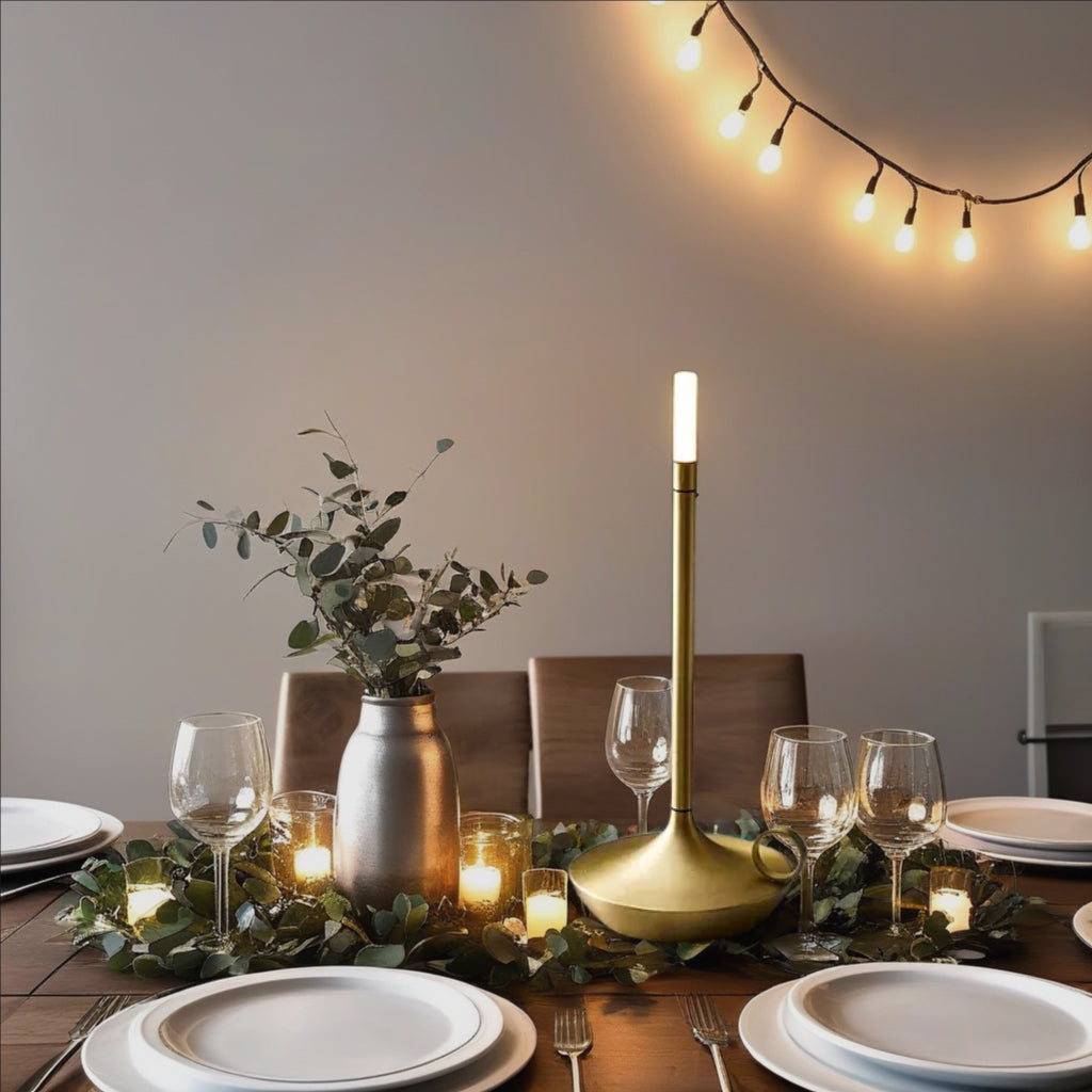 Portable LED Candle Lantern for Outdoor Camping, Emergency Lighting, and Home Decor